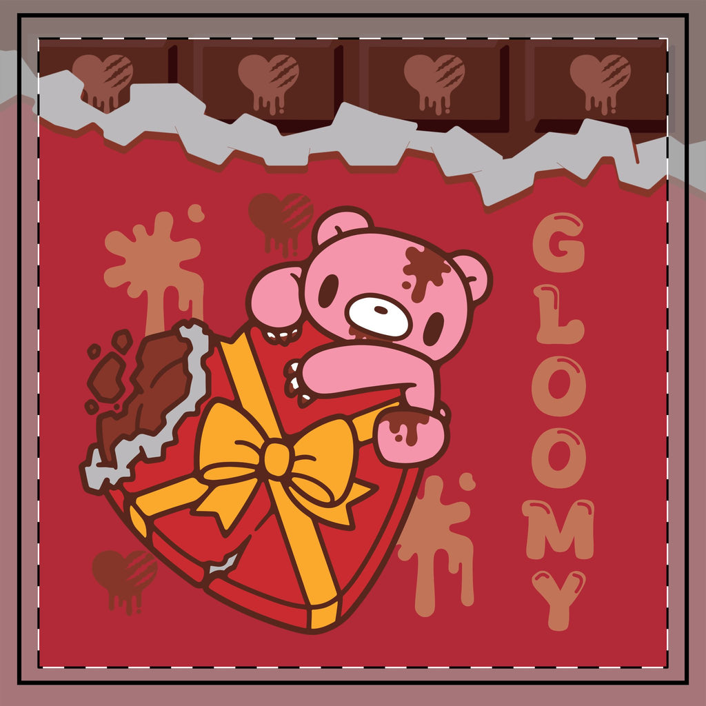 Gloomy Valentine Throw Pillow