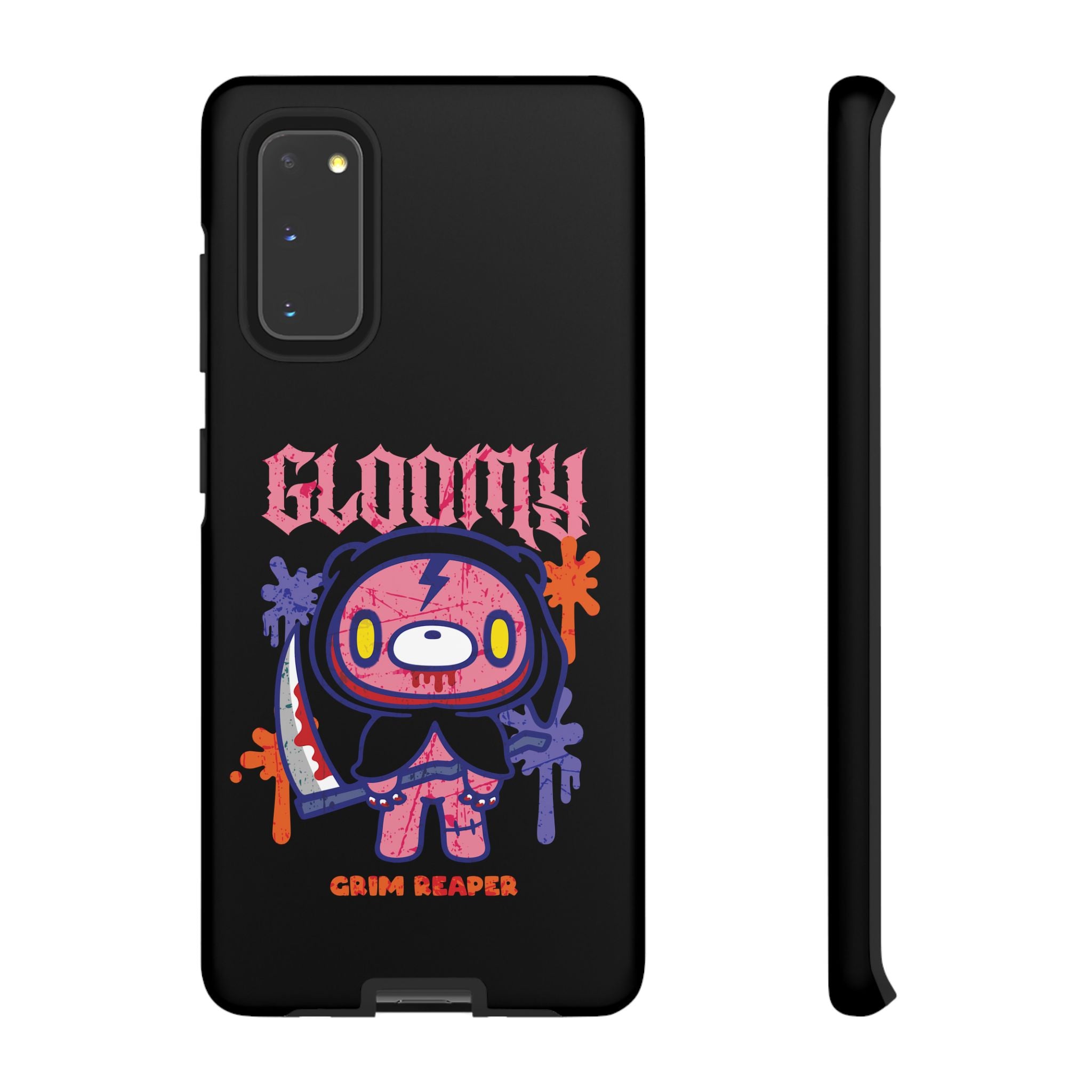 Gloomy bear Halloween grim reaper Phone Case