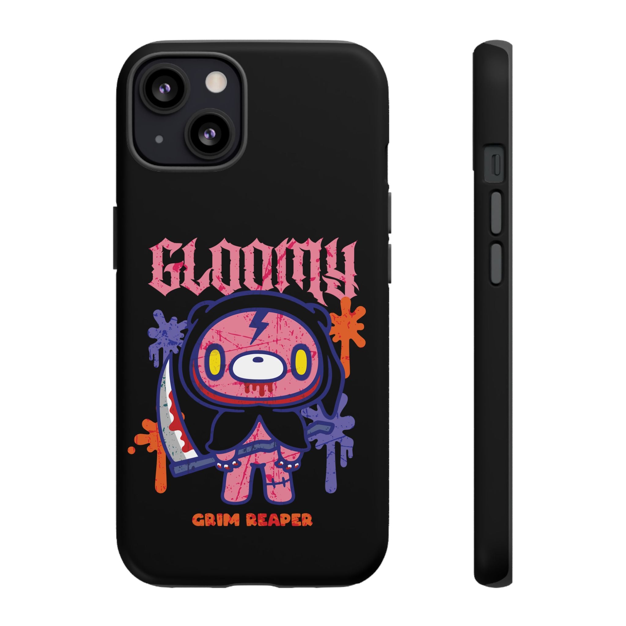 Gloomy bear Halloween grim reaper Phone Case