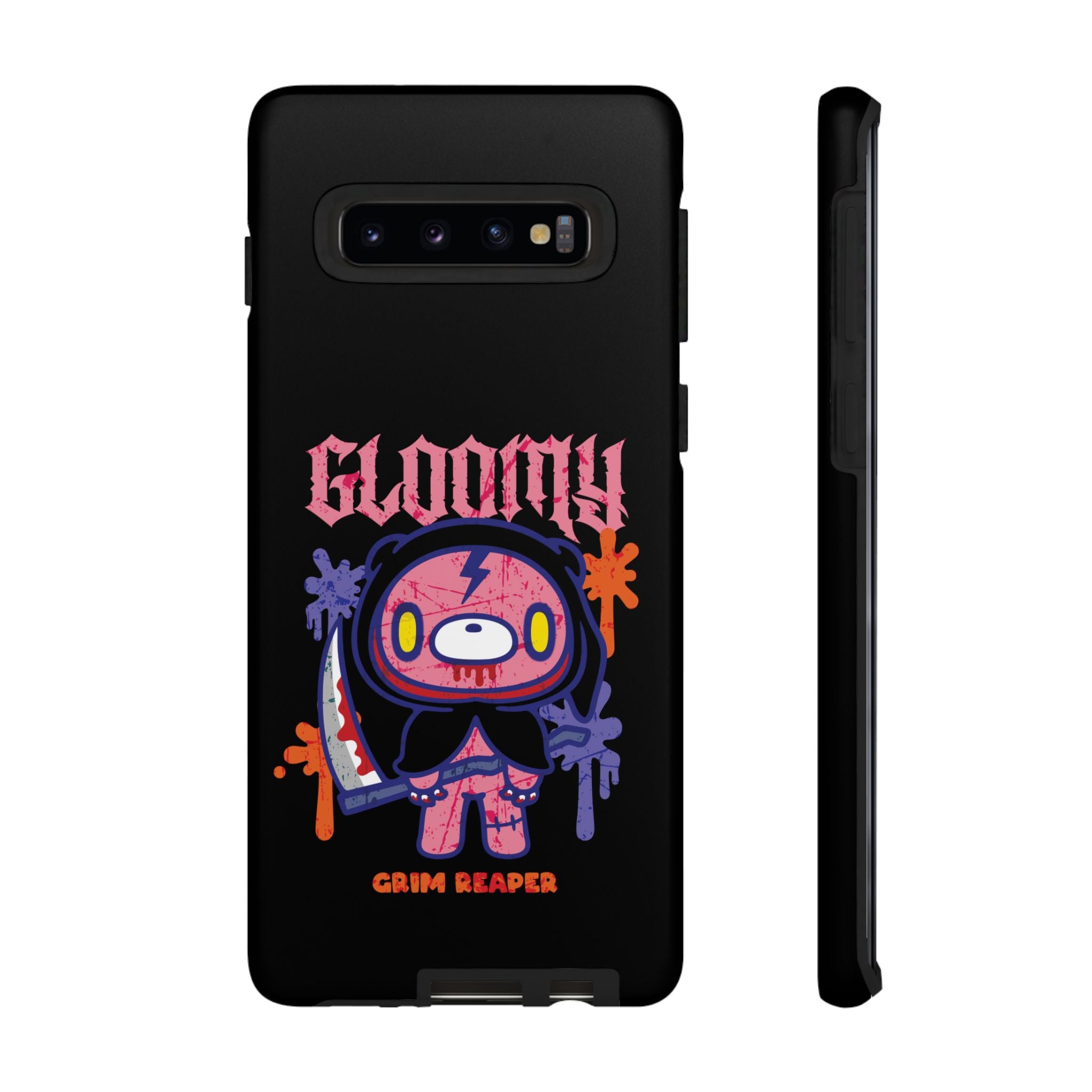 Gloomy bear Halloween grim reaper Phone Case