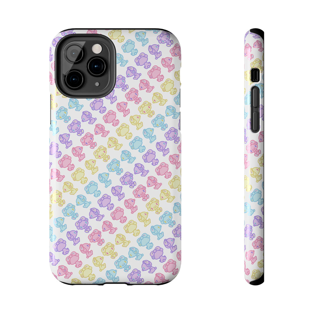 Rotating Pastel All Purpose Bunny - iPhone Case