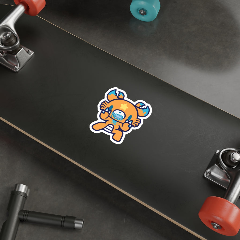 Gloomy Zodiac Cancer Die-Cut Stickers