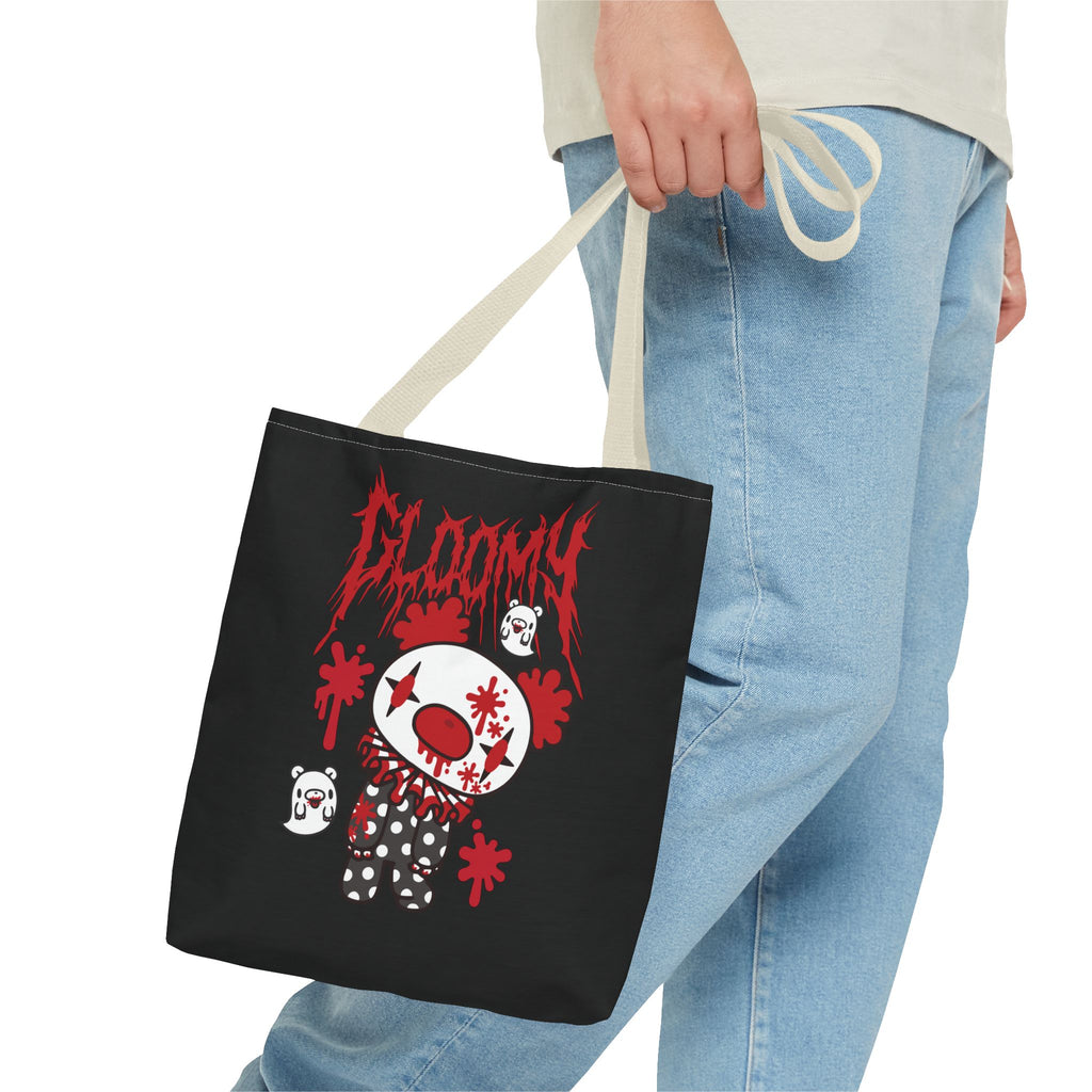 Gloomy Bear Halloween Sletchy Coown Tote Bag - 2024