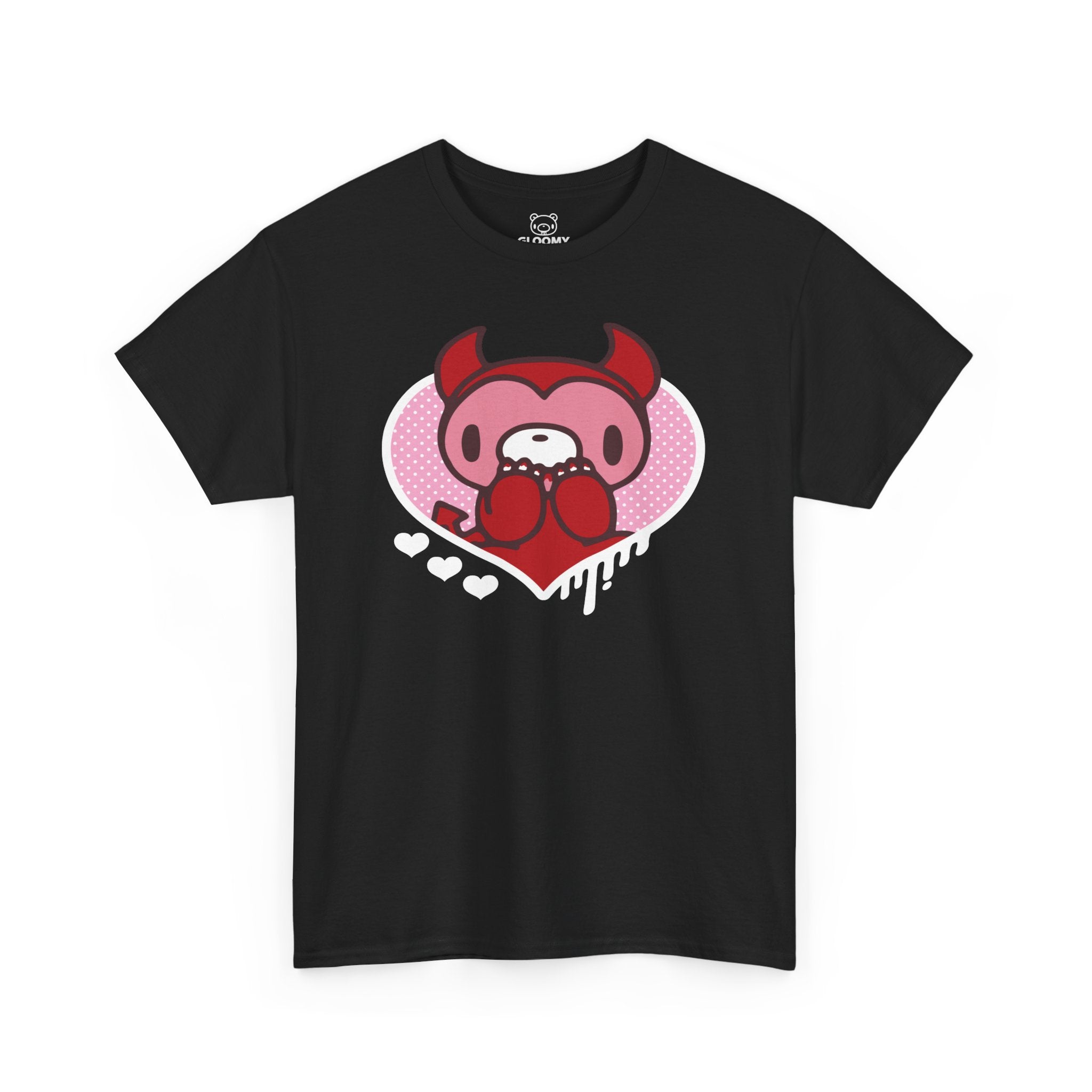 Valentine's Day Devil Gloomy Bear Unisex Tee
