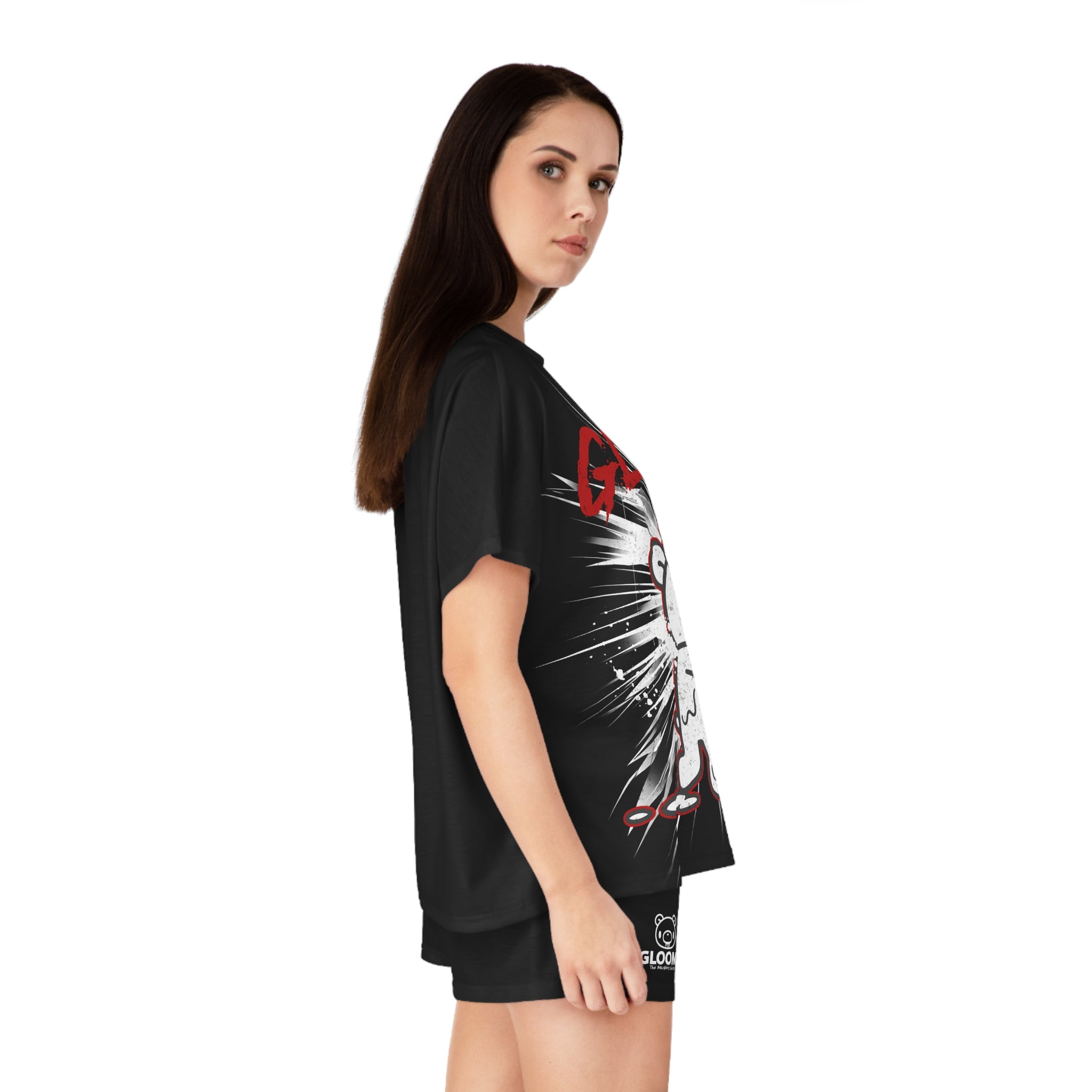 Wax Gloomy Halloween - Women's Short Pajama Set (AOP)