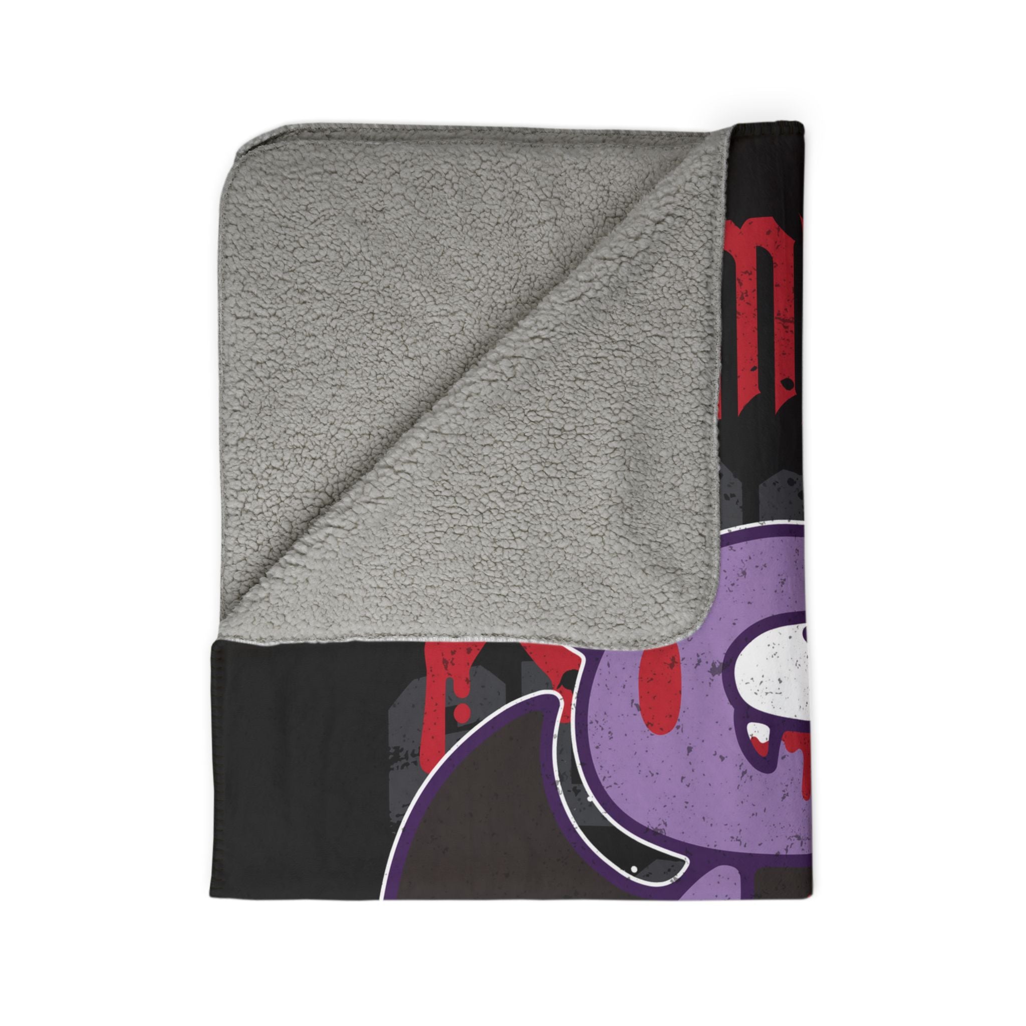 BItby Vampire Gloomy Bear halloween Fleece Sherpa Blanket