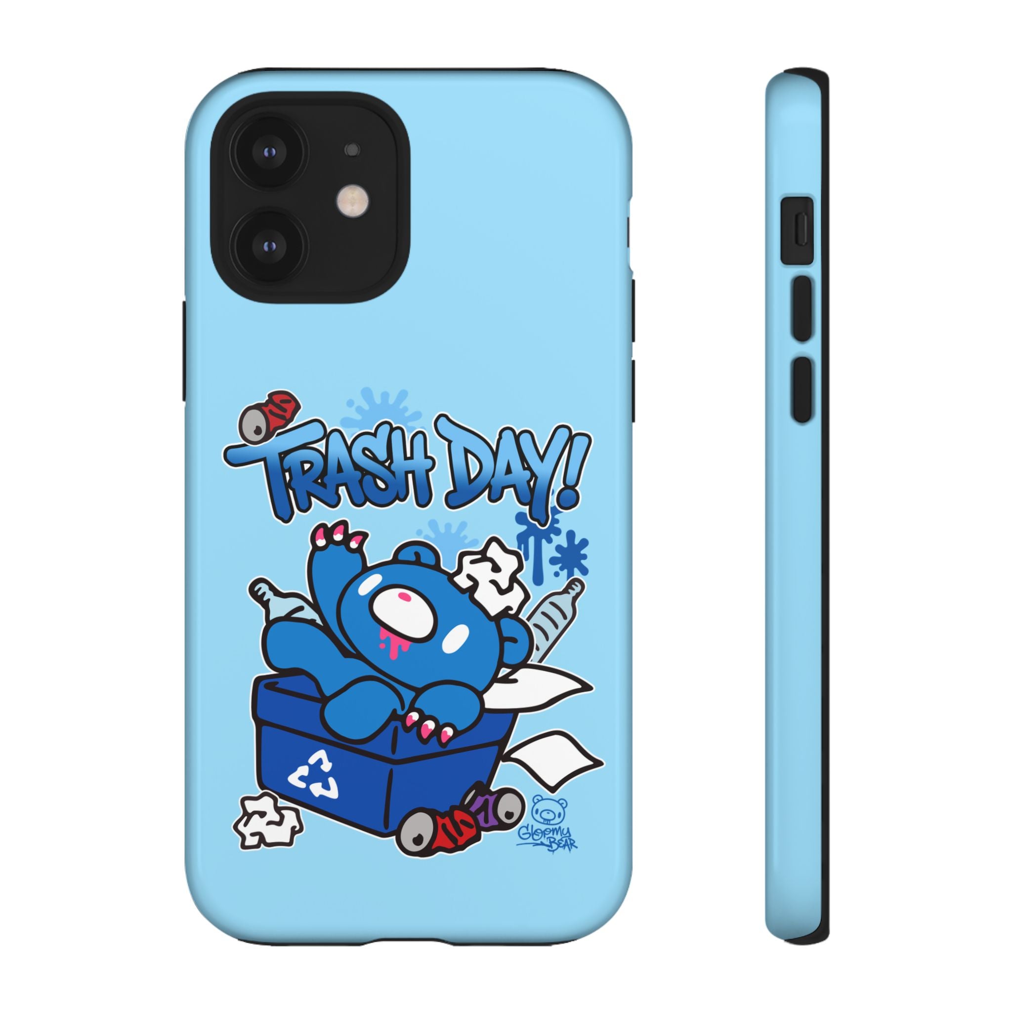 Gloomy trash day Phone Case