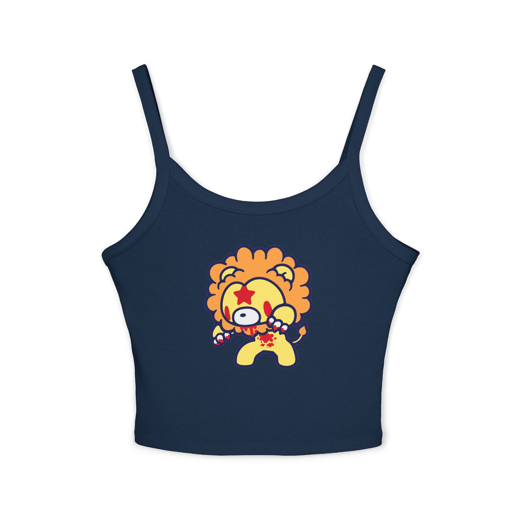 Leo Zodiac Gloomy Bear Spaghetti Strap Tank Top