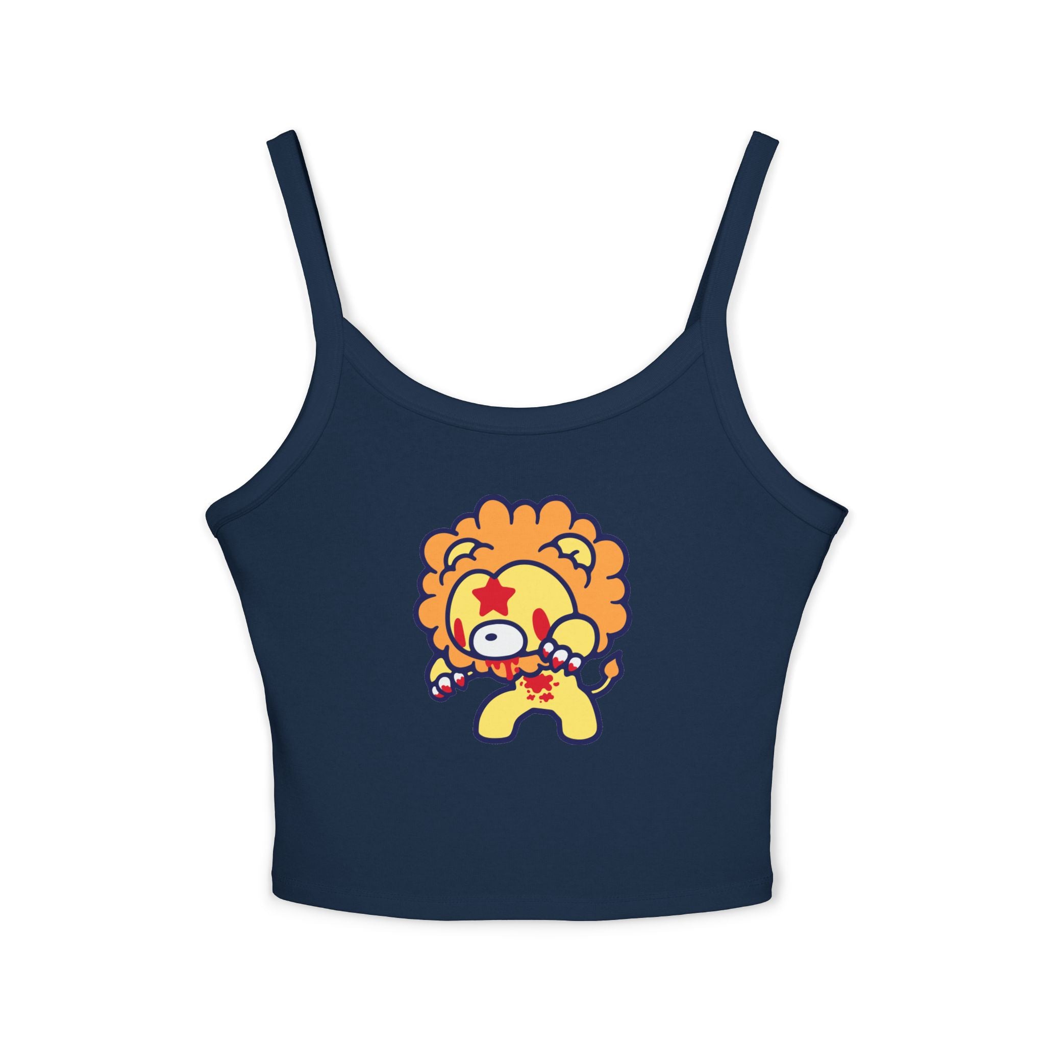 Leo Zodiac Gloomy Bear Spaghetti Strap Tank Top