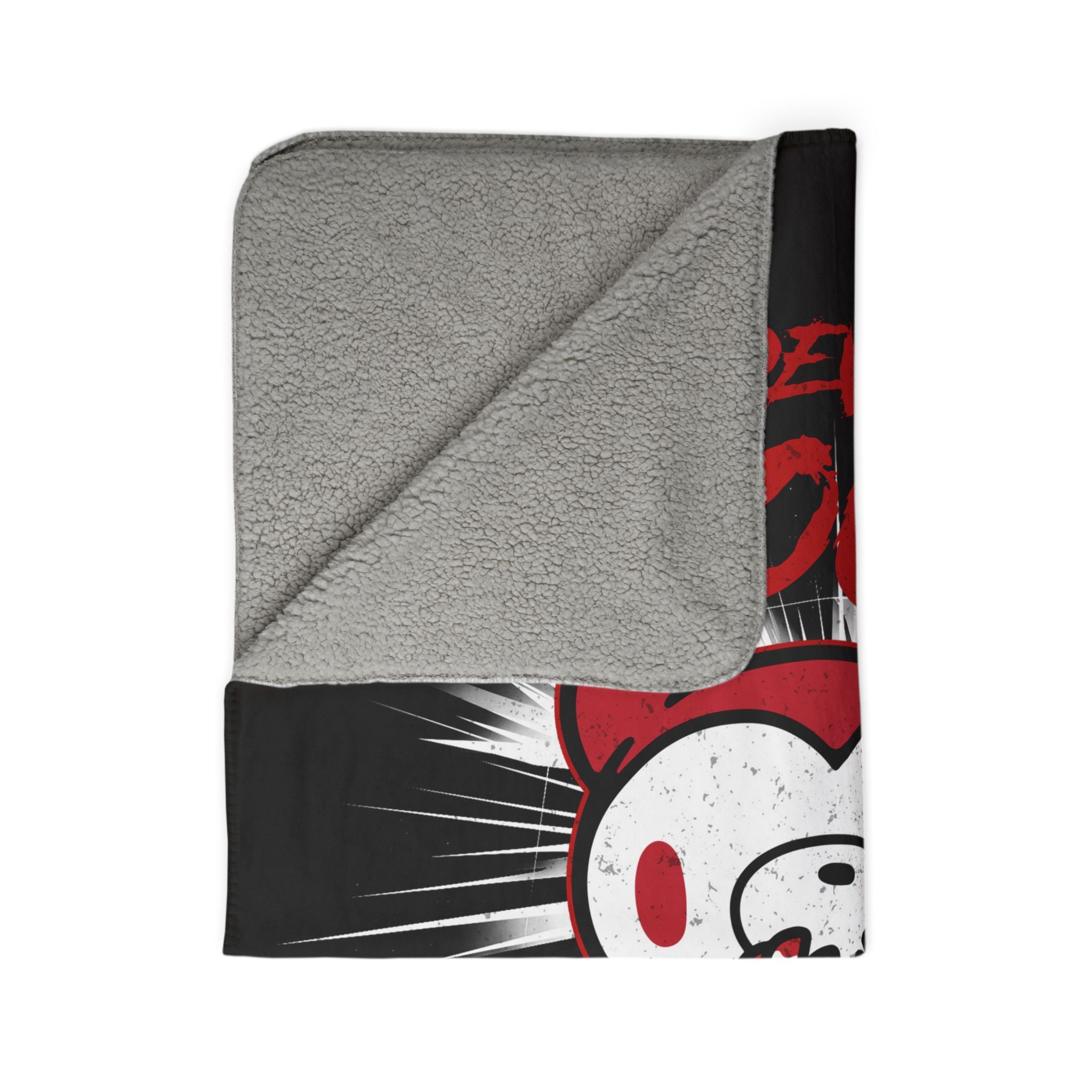 Devil Gloomy Bear halloween Fleece Sherpa Blanket