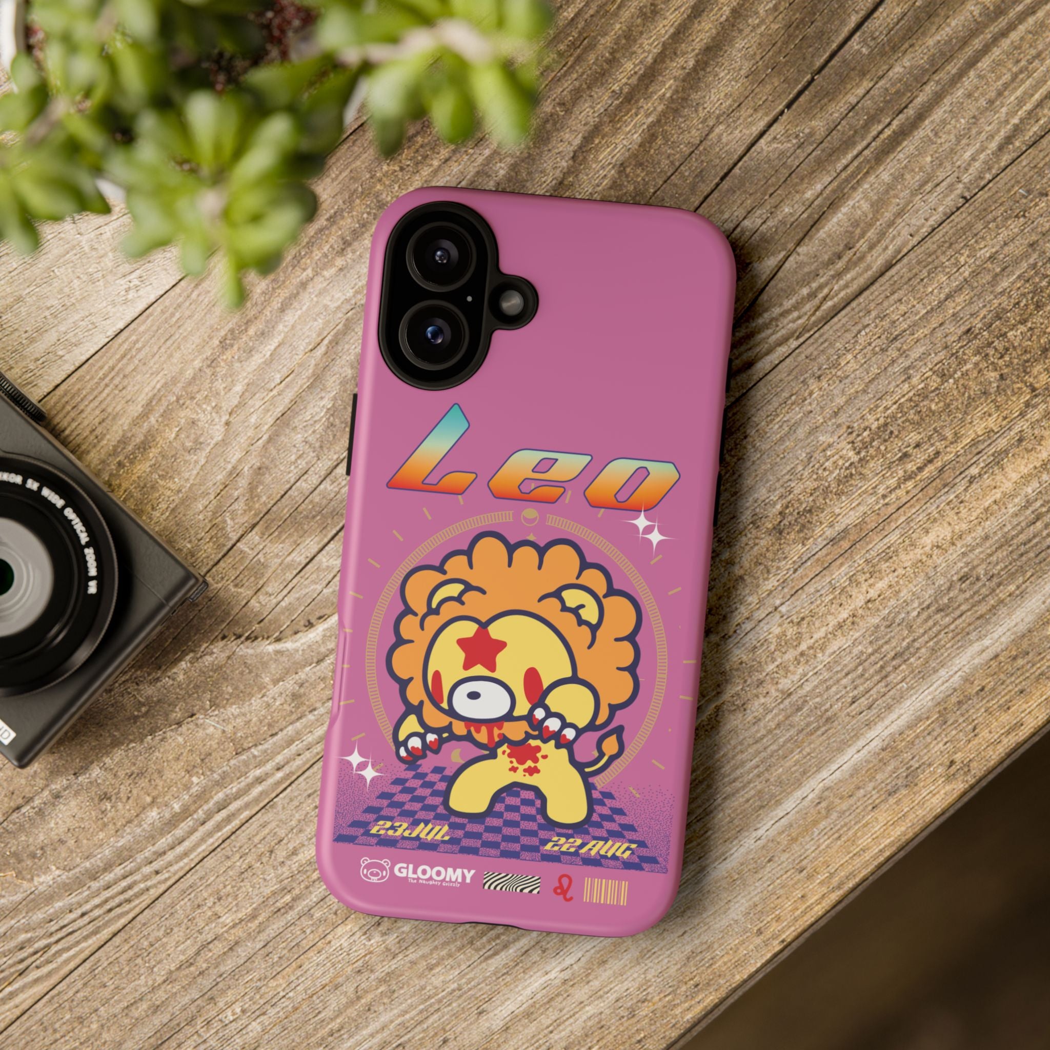 Zodiac Leo gloomy bear Phone Case