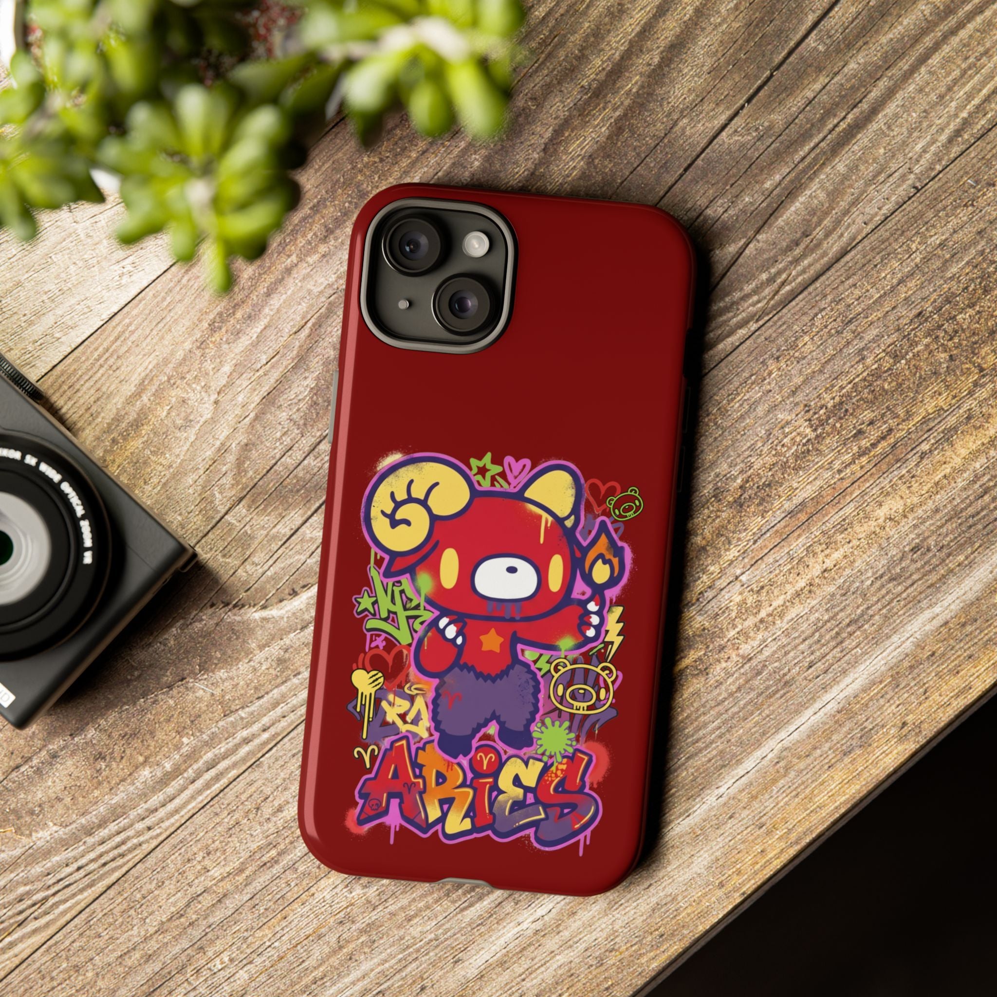 Zodiac Aries  Gloomy Bear Phone Case