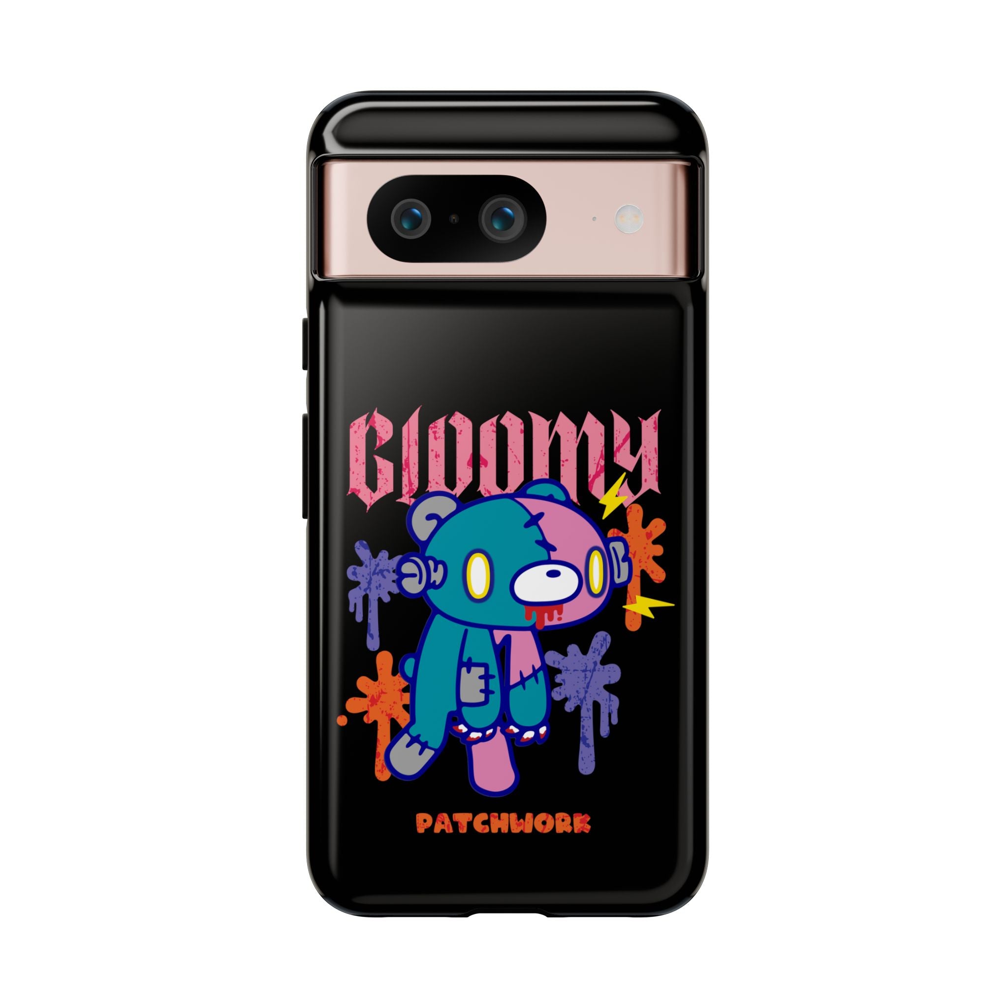 gloomy bear Halloween patchwork Phone Case