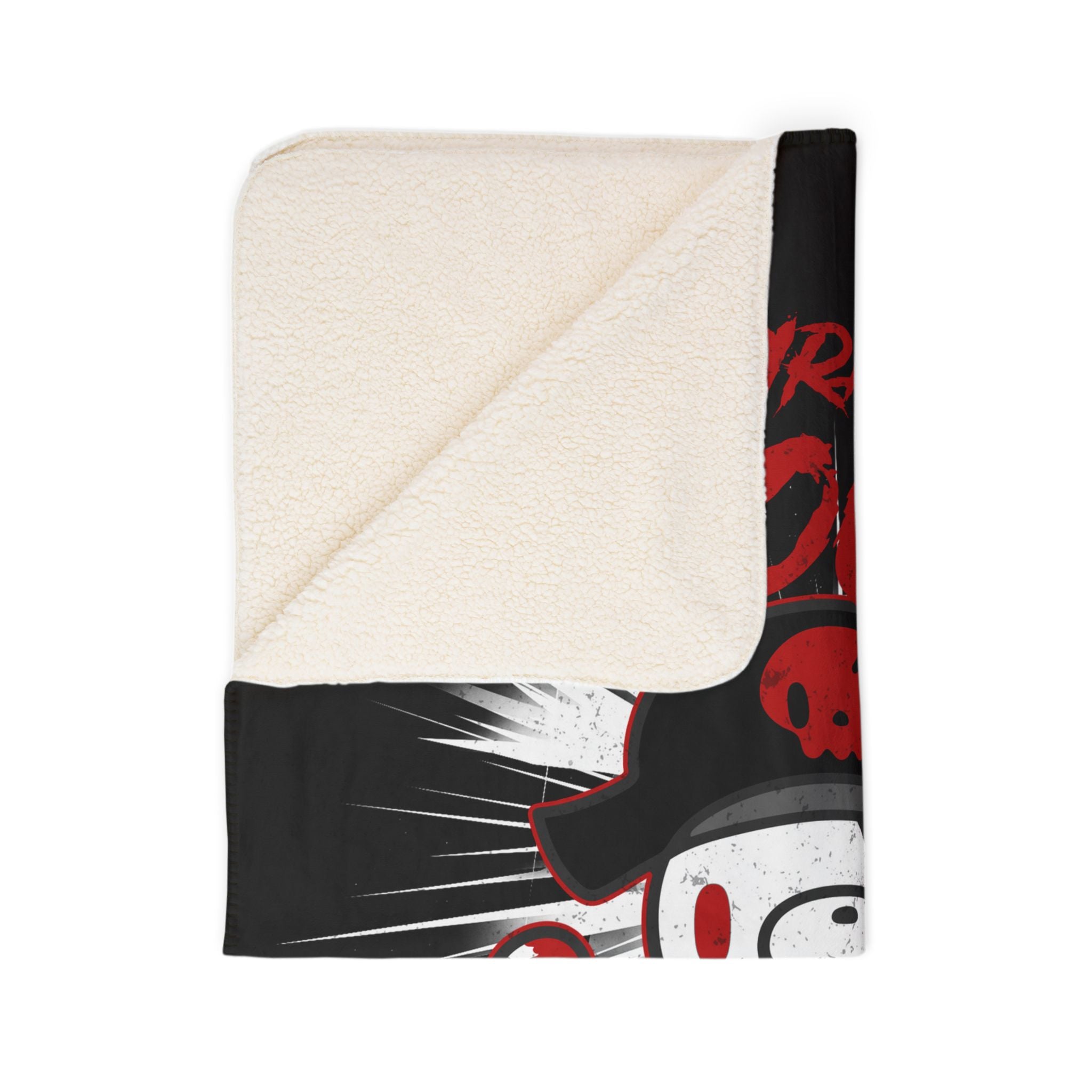 Pirate Gloomy Bear halloween Fleece Sherpa Blanket
