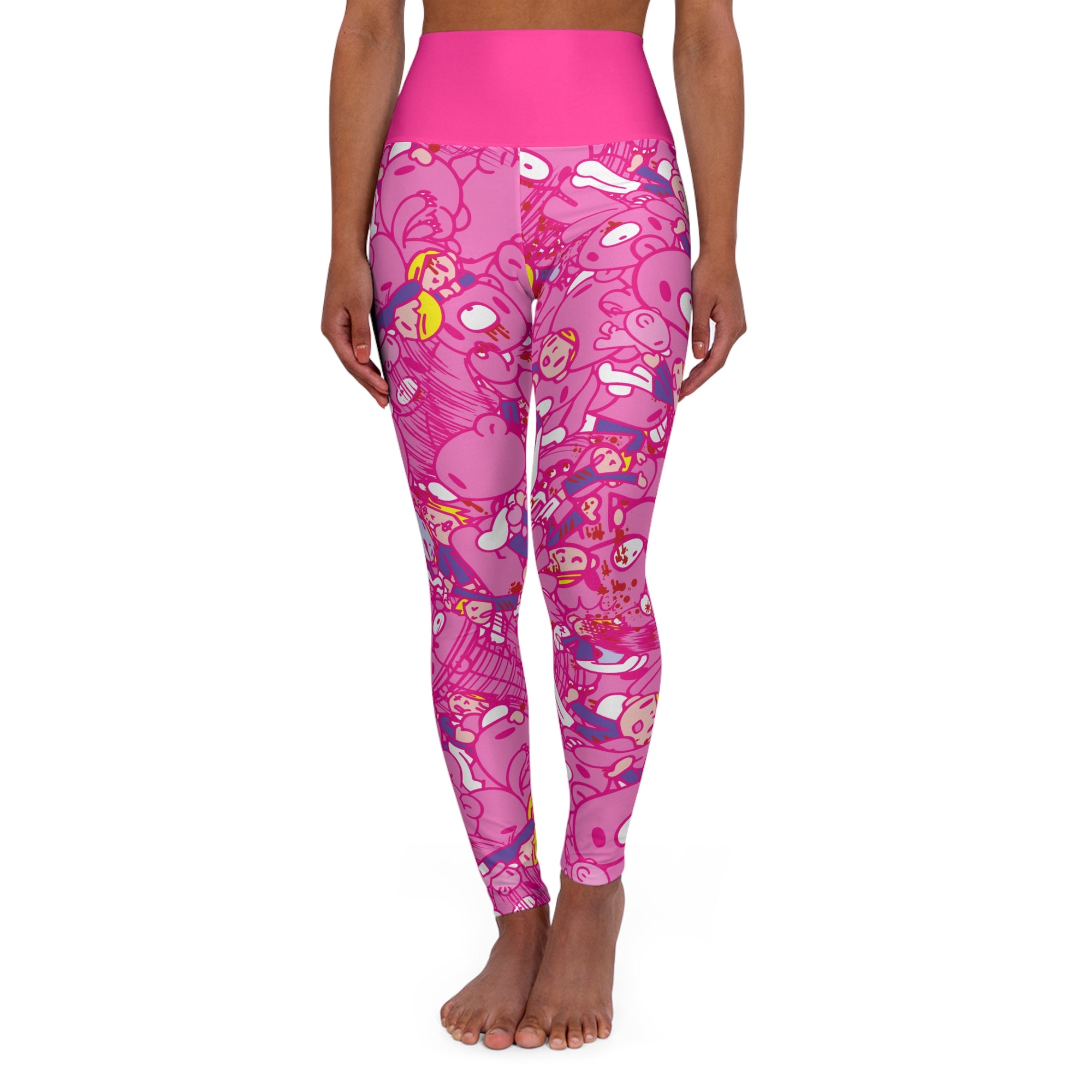 Buy Women's Leggings High Waist Full Length Seamless Yoga Pants for Women &  Girls(S/M,Neon Pink) Online at desertcartINDIA