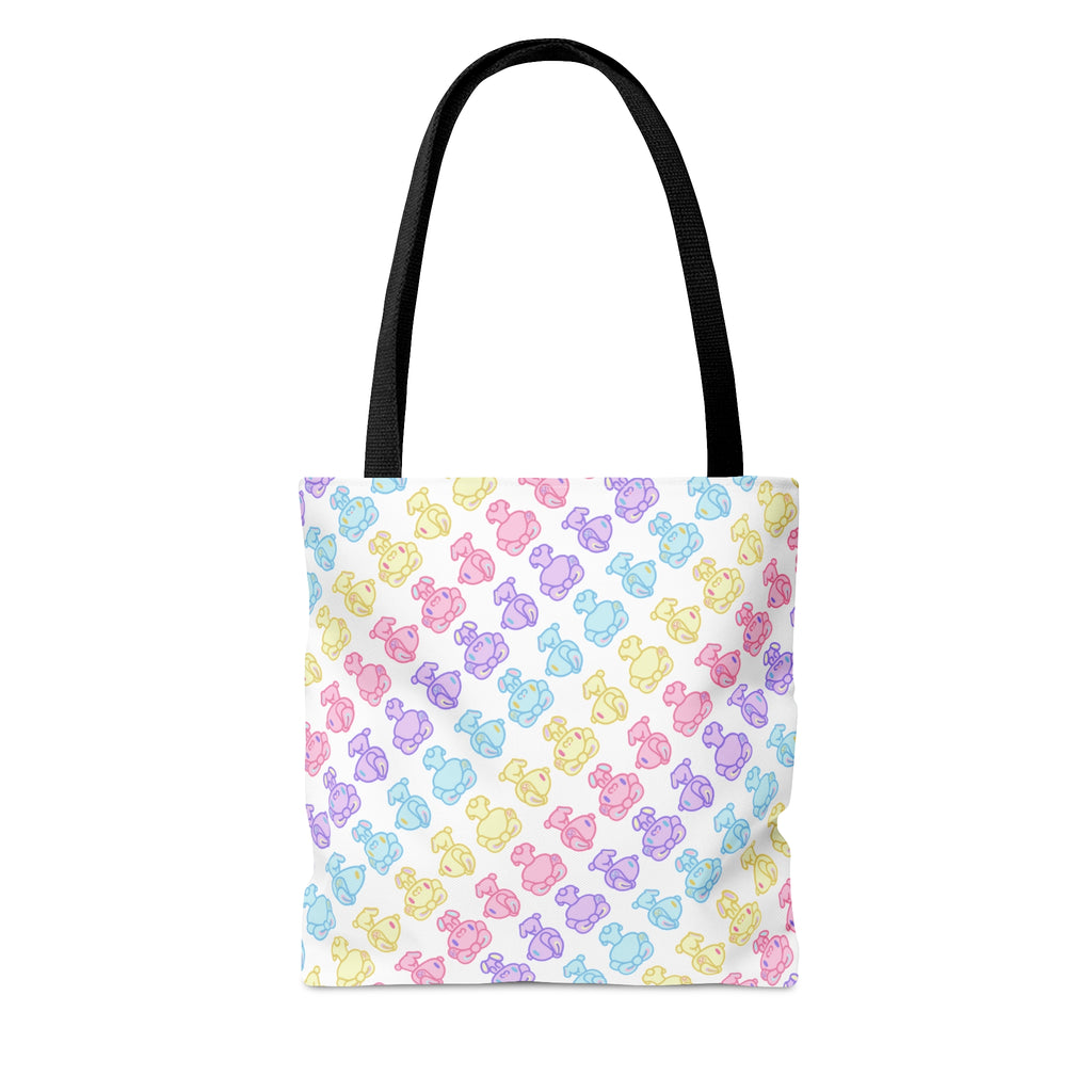 Rotating Pastel All Purpose Bunny Tote Bag