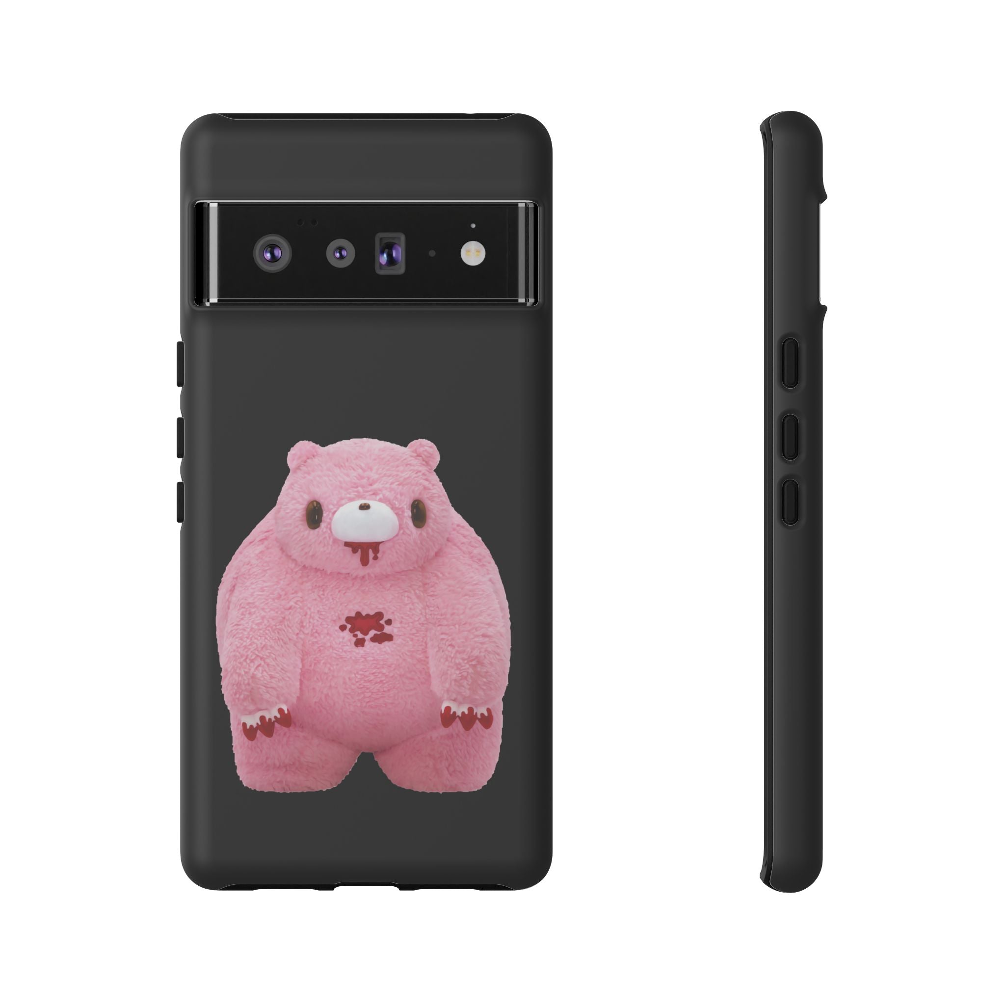 Chubby Gloomy Plush Tough Phone Case
