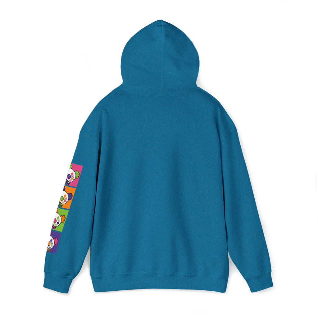 Gloomy Clown Multicolor Unisex Hooded Sweatshirt