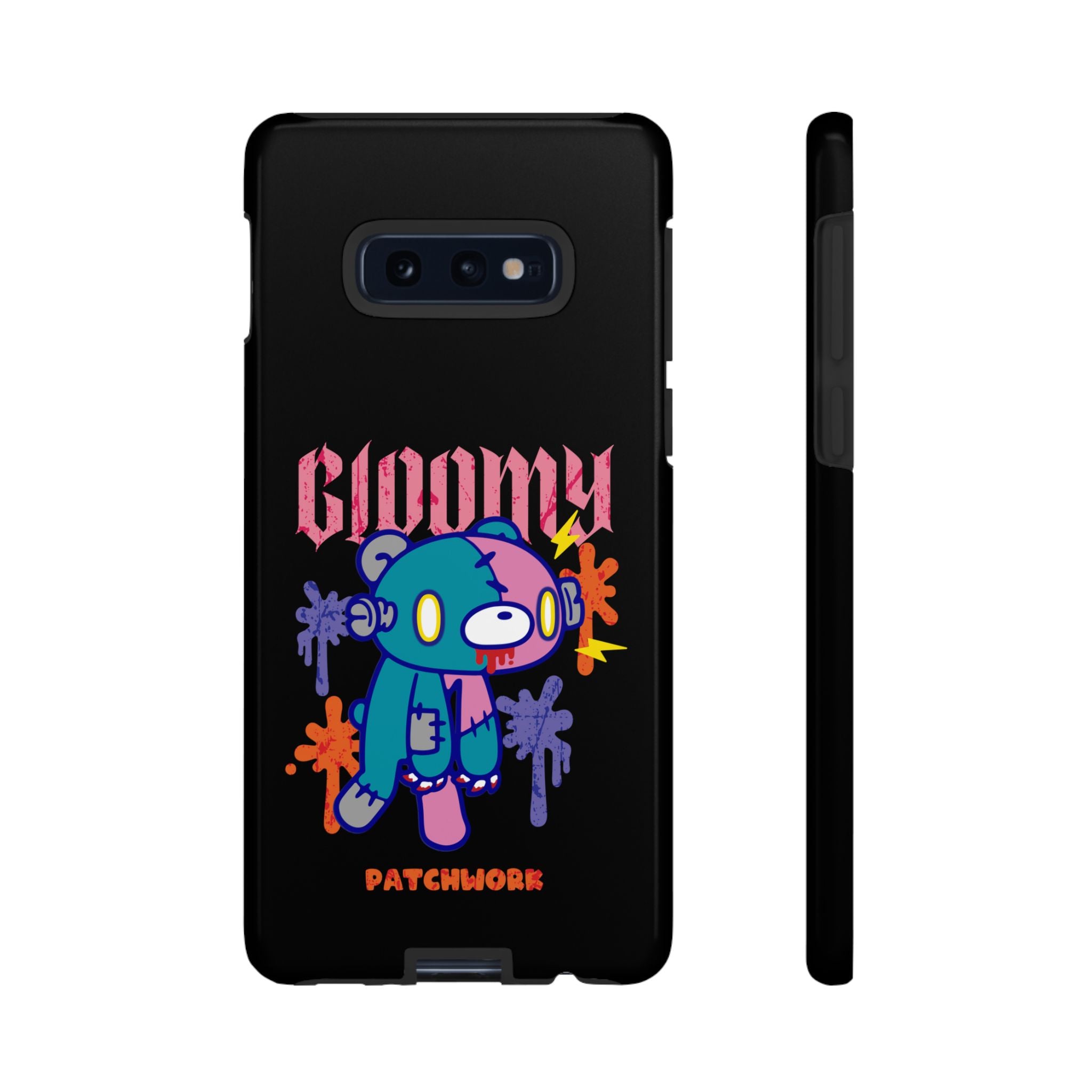 gloomy bear Halloween patchwork Phone Case