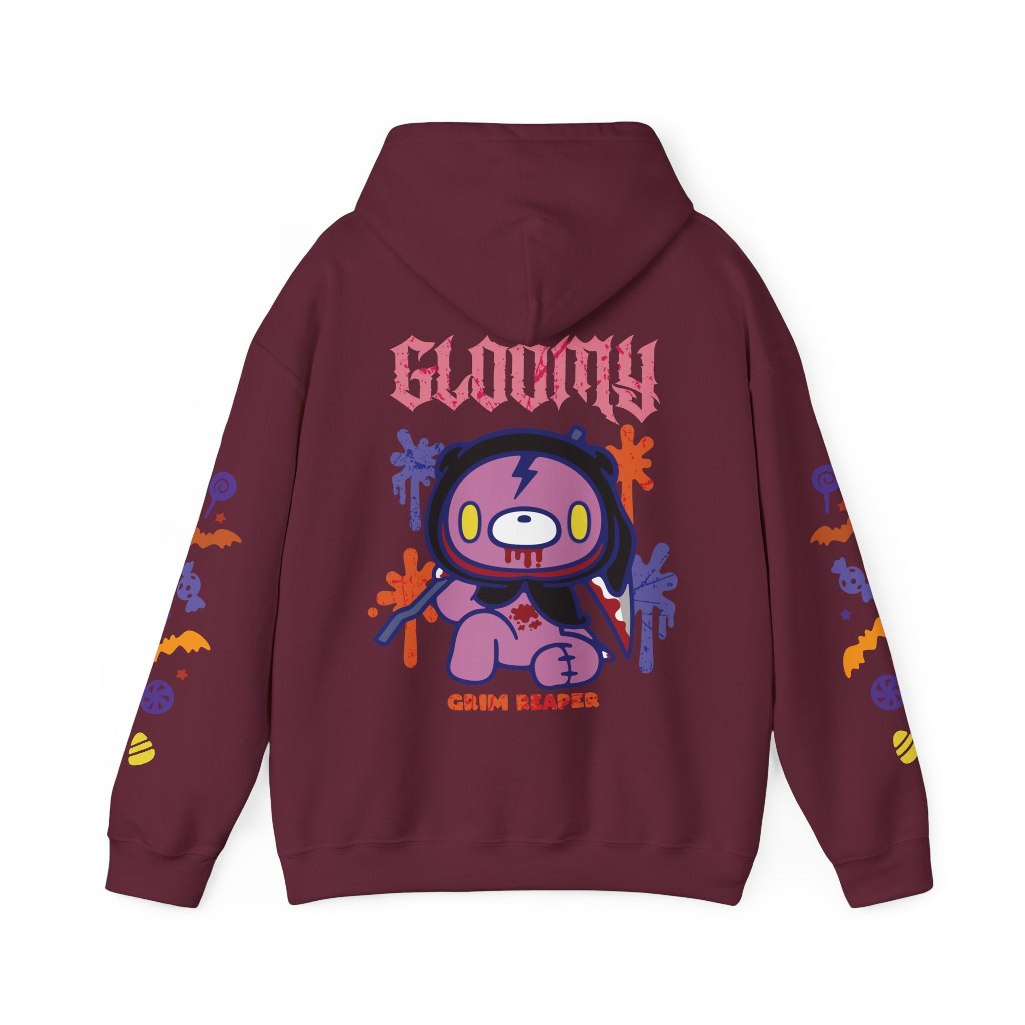 Halloween Grim Reaper Gloomy Bear Hoodie