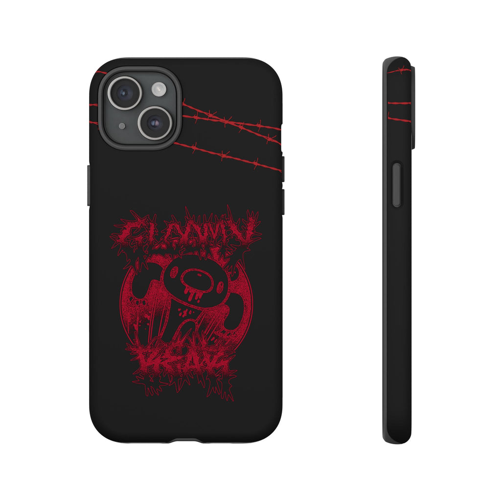 Gloomy Bear Metal Show Red Phone Case