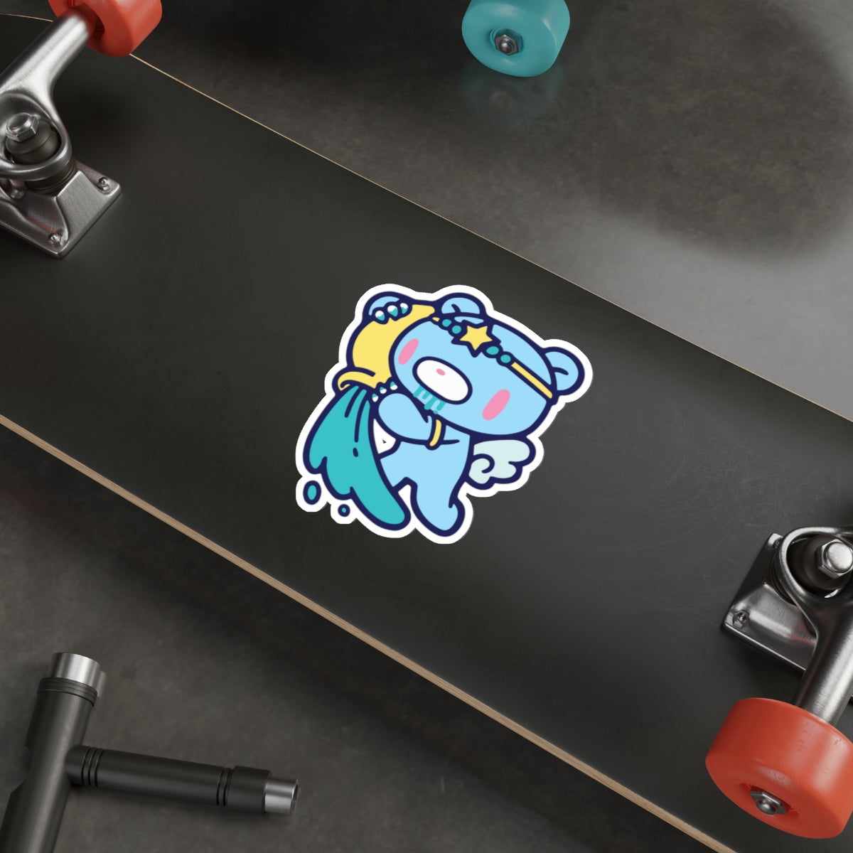 Gloomy Zodiac Aquarius Die-Cut Stickers