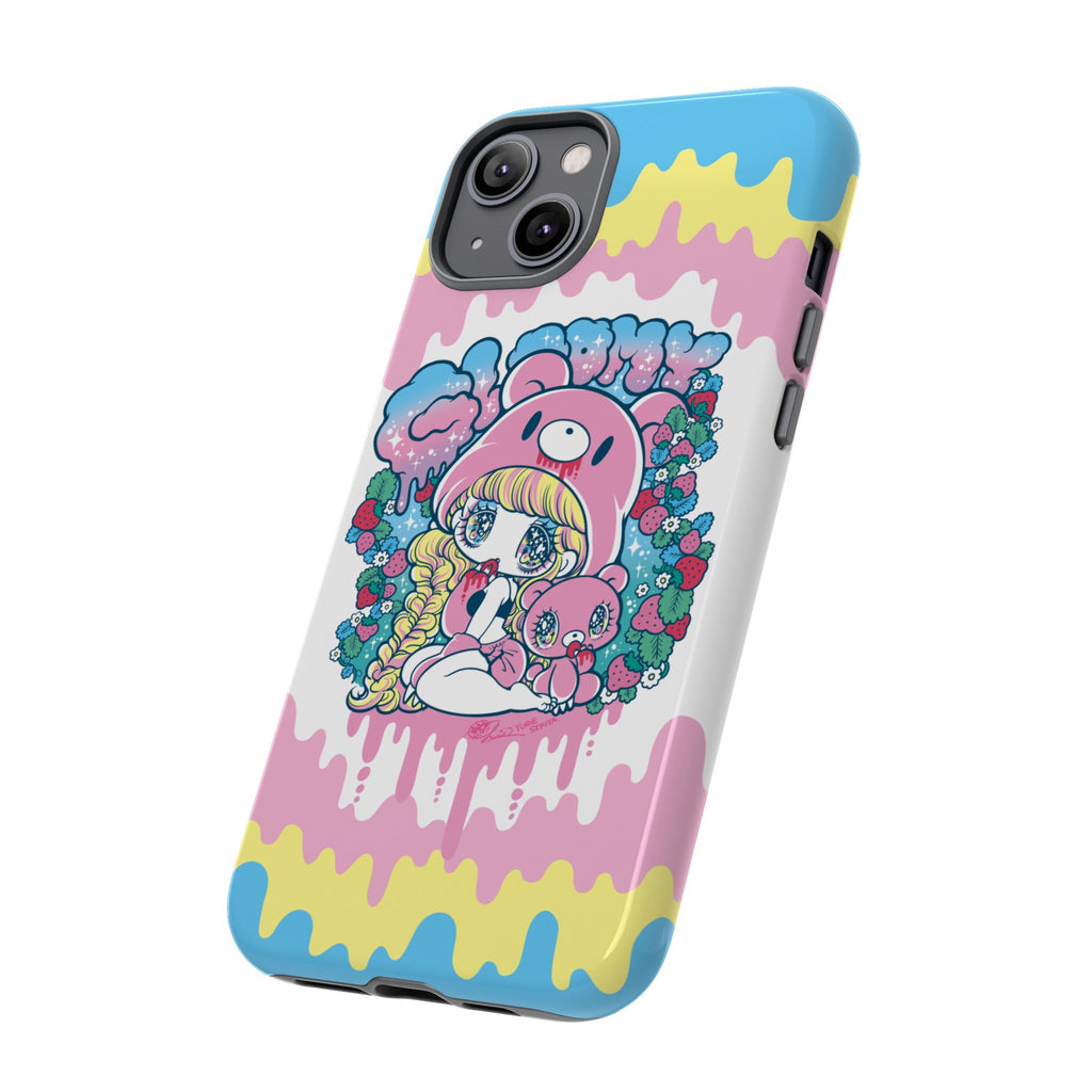 YURIE SEKIYA x GLOOMY BEAR ⭐️ GLOOMY-GIRL STRAWBERRY PHONE CASE