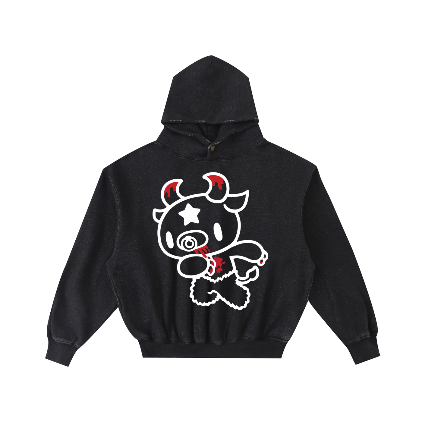 Gloomy Bear Taurus Washed Fleece Hoodie