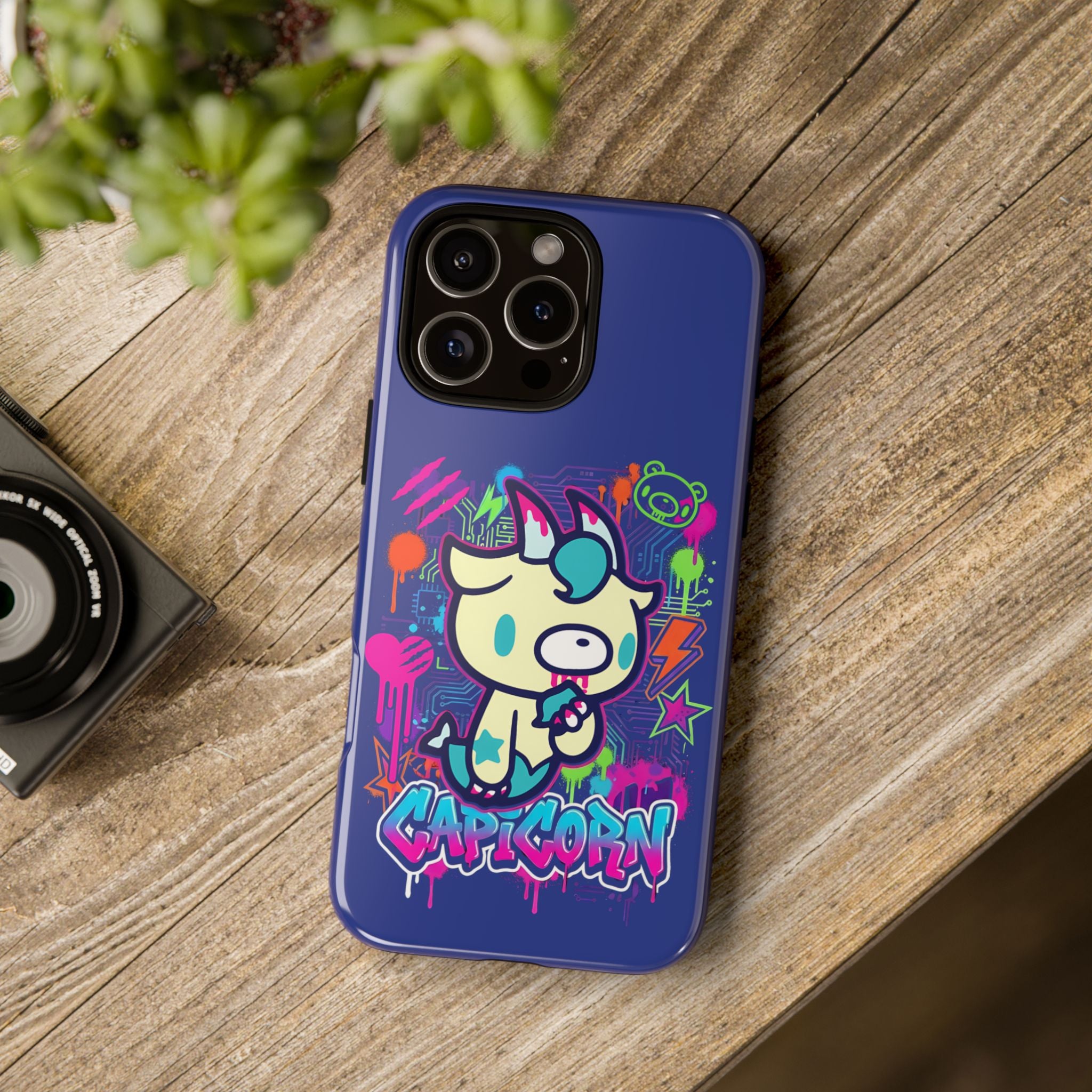 Zodiac Capricorn Gloomy Bear Phone Case