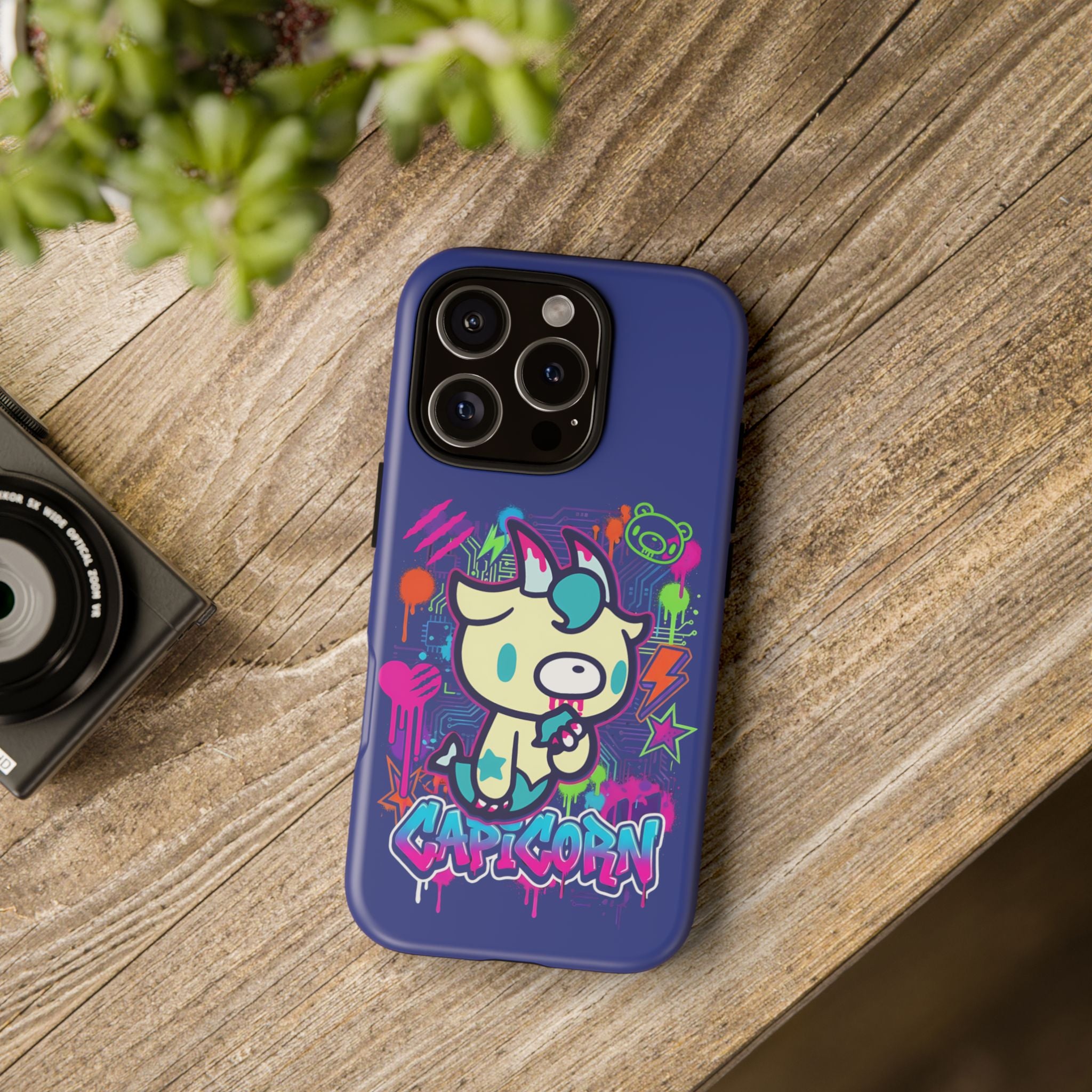 Zodiac Capricorn Gloomy Bear Phone Case