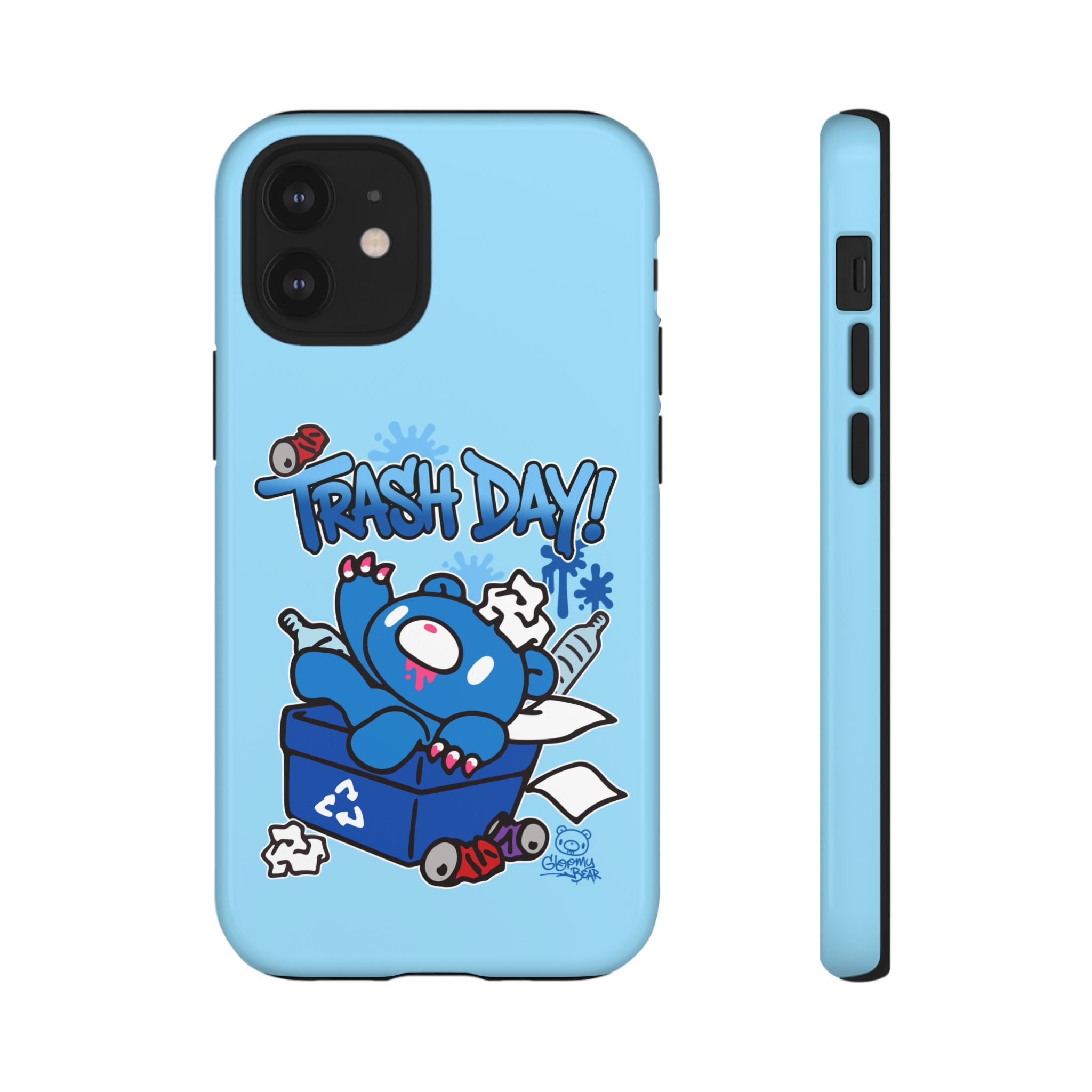 Gloomy trash day Phone Case