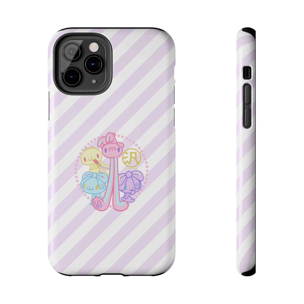 Group Pastel All Purpose Bunny - iPhone Case