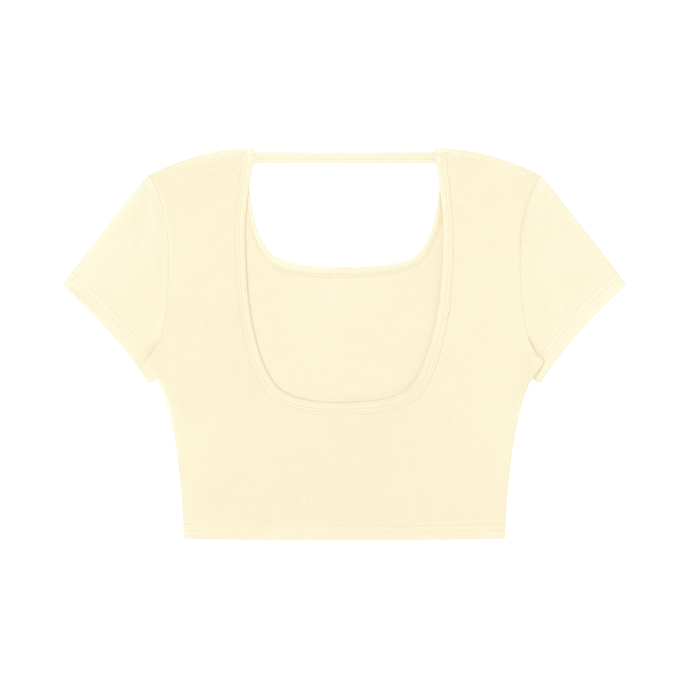 Menhera x Gloomy Square Neck Crop T-Shirt