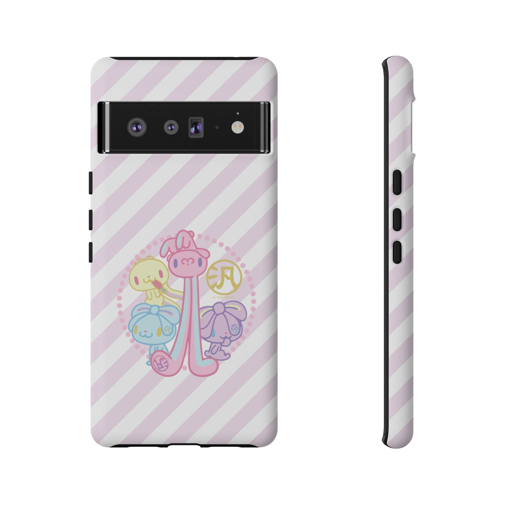 Group Pastel All Purpose Bunny - Phone Case