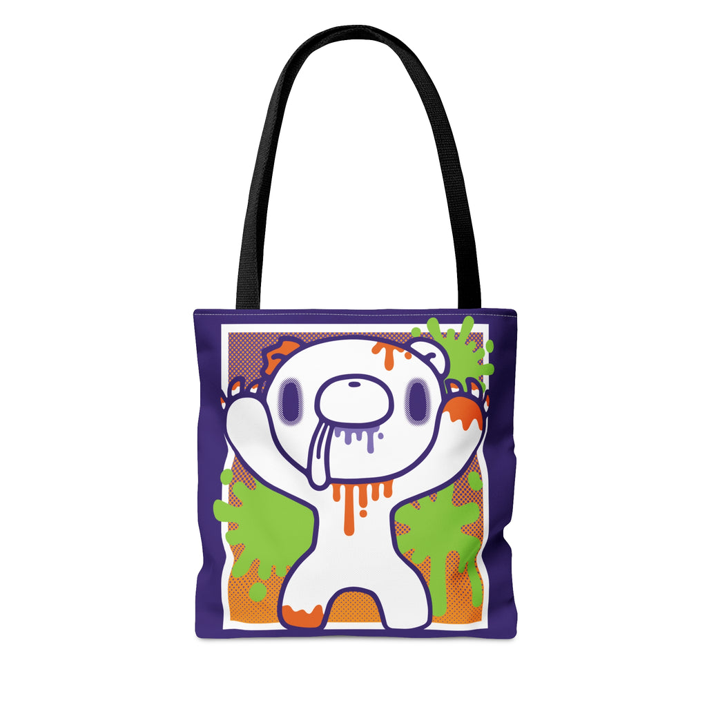 Gloomy Bear Zombie Splatter Tote Bag