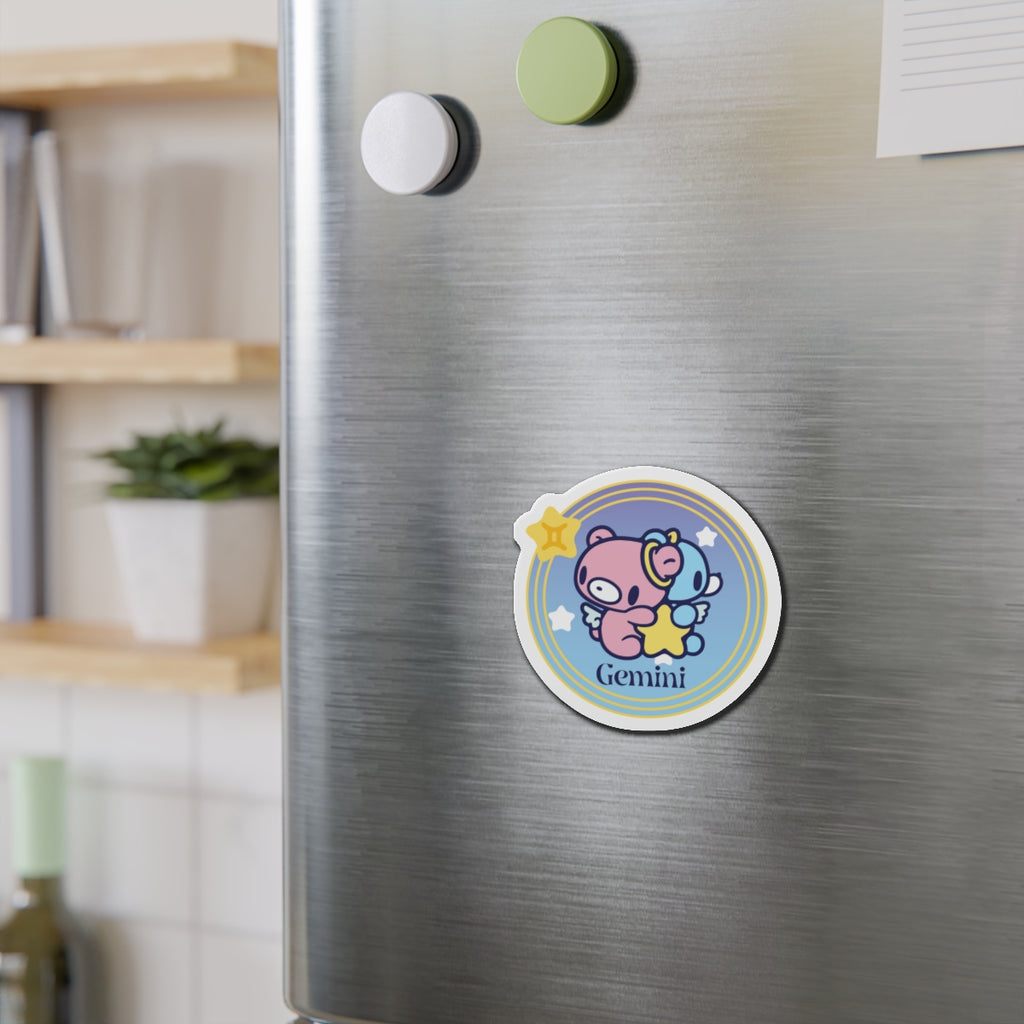 Gloomy gemini Zodiac  Die-Cut Magnets