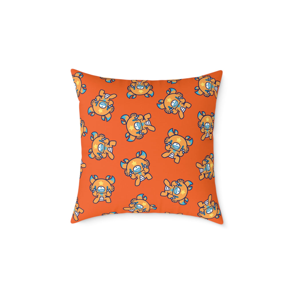 Gloomy Cancer Zodiac Square Poly Canvas Pillow
