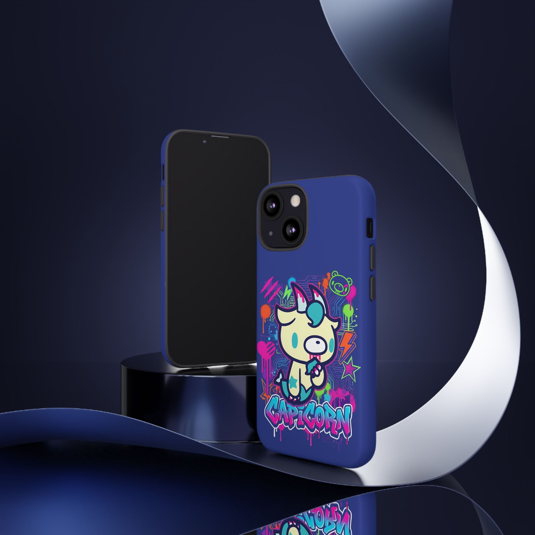 Zodiac Capricorn Gloomy Bear Phone Case