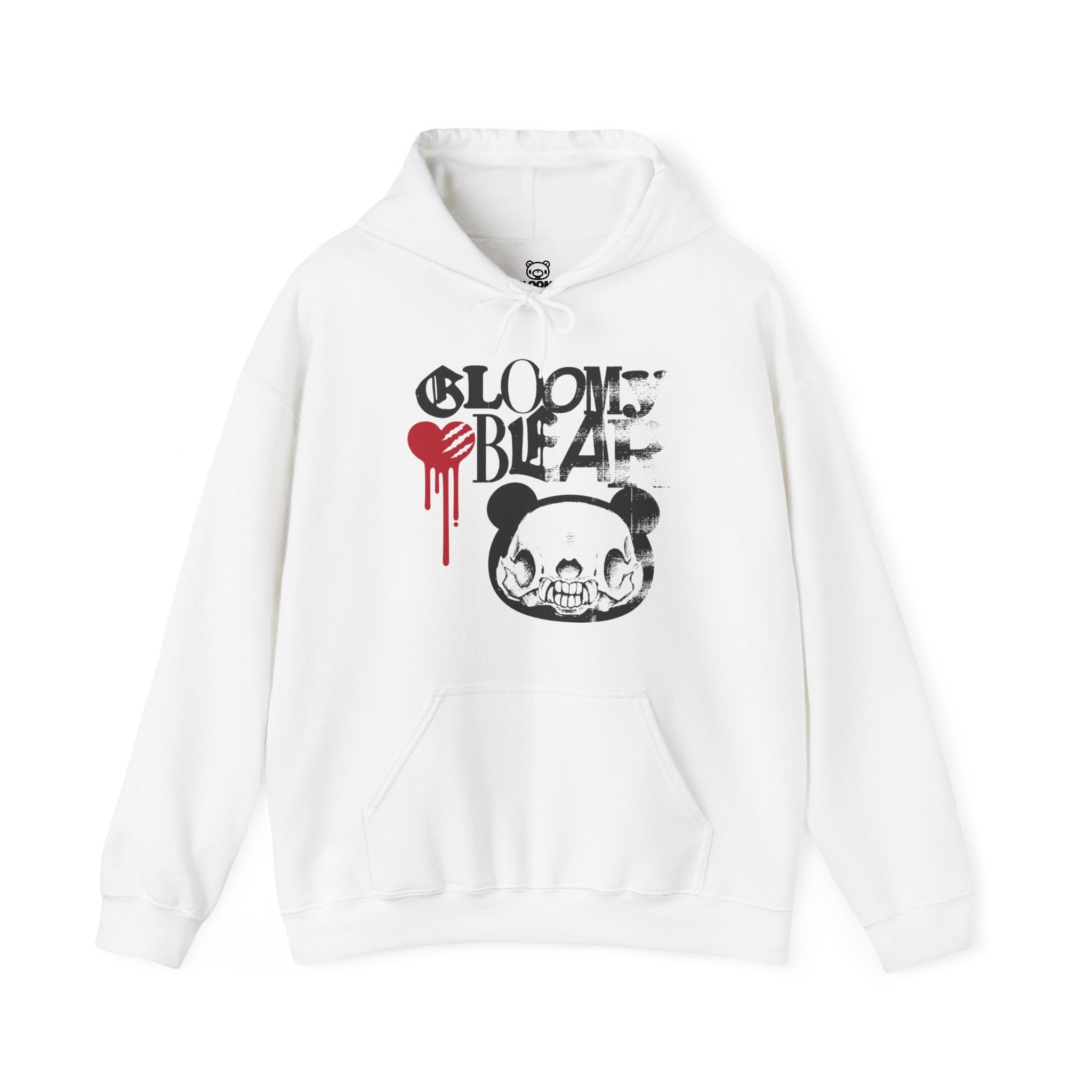 Gloomy Bear Skull Graffiti Hooded Sweatshirt