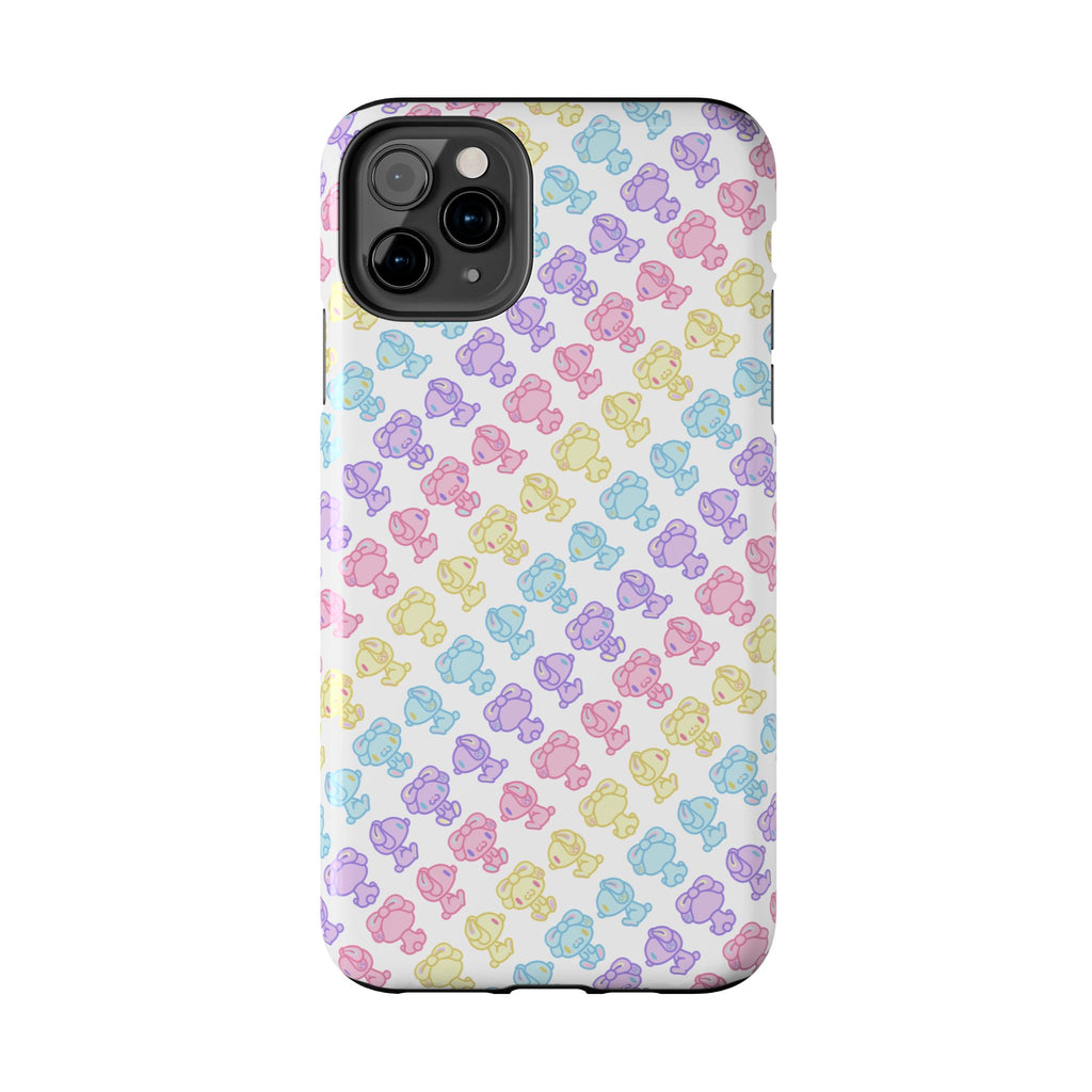 Rotating Pastel All Purpose Bunny - iPhone Case