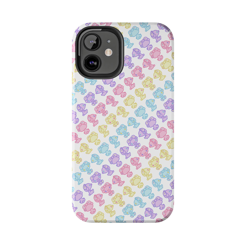 Rotating Pastel All Purpose Bunny - iPhone Case