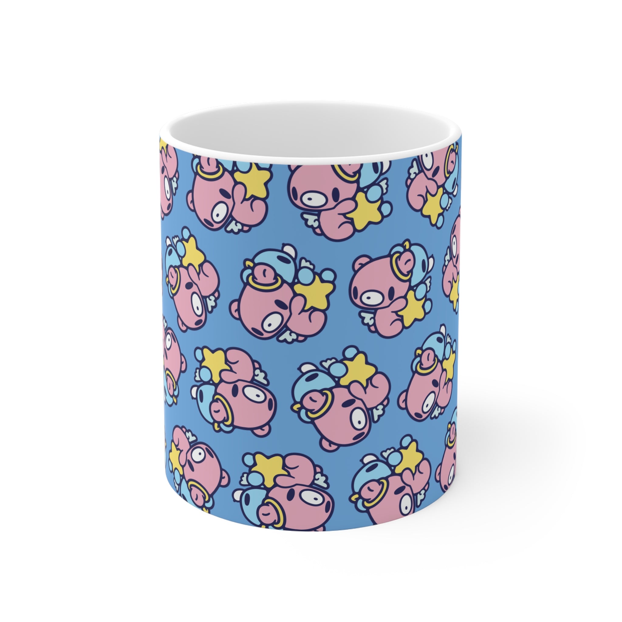 Gloomy Gemini  Bear Ceramic Mug (11oz)