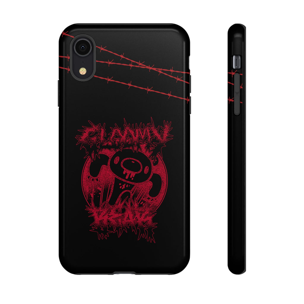 Gloomy Bear Metal Show Red Phone Case