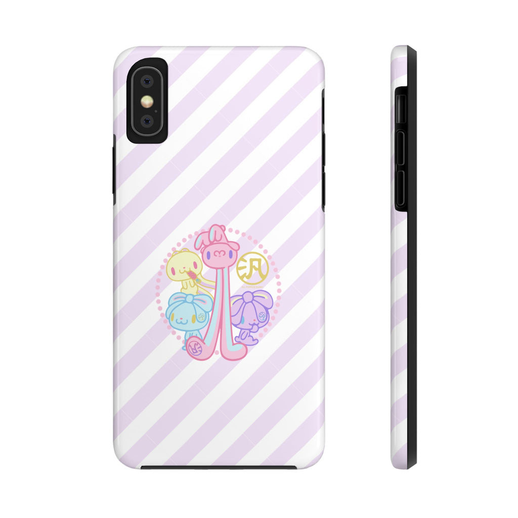 Group Pastel All Purpose Bunny - iPhone Case