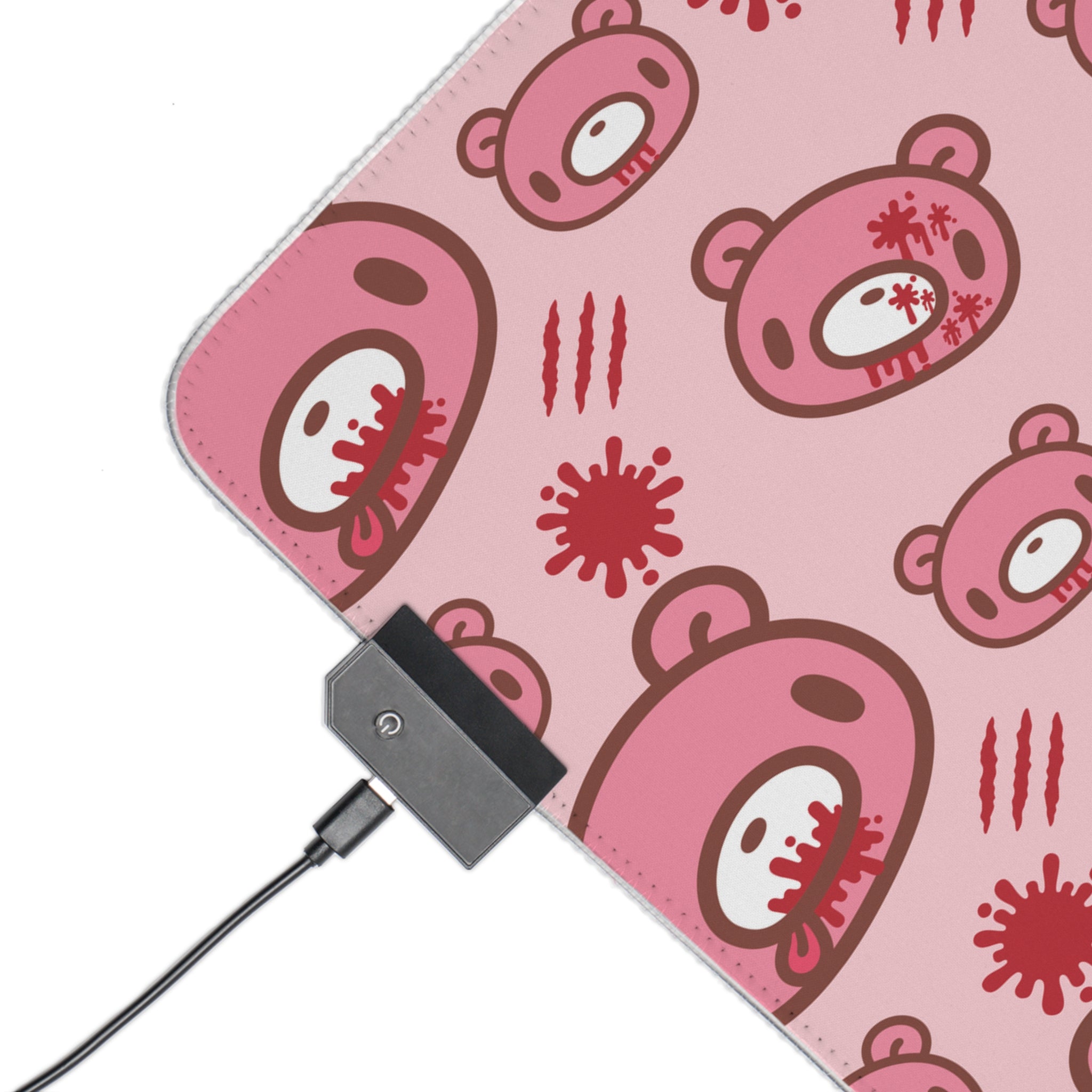Gloomy Bear LED Gaming Mouse Pad