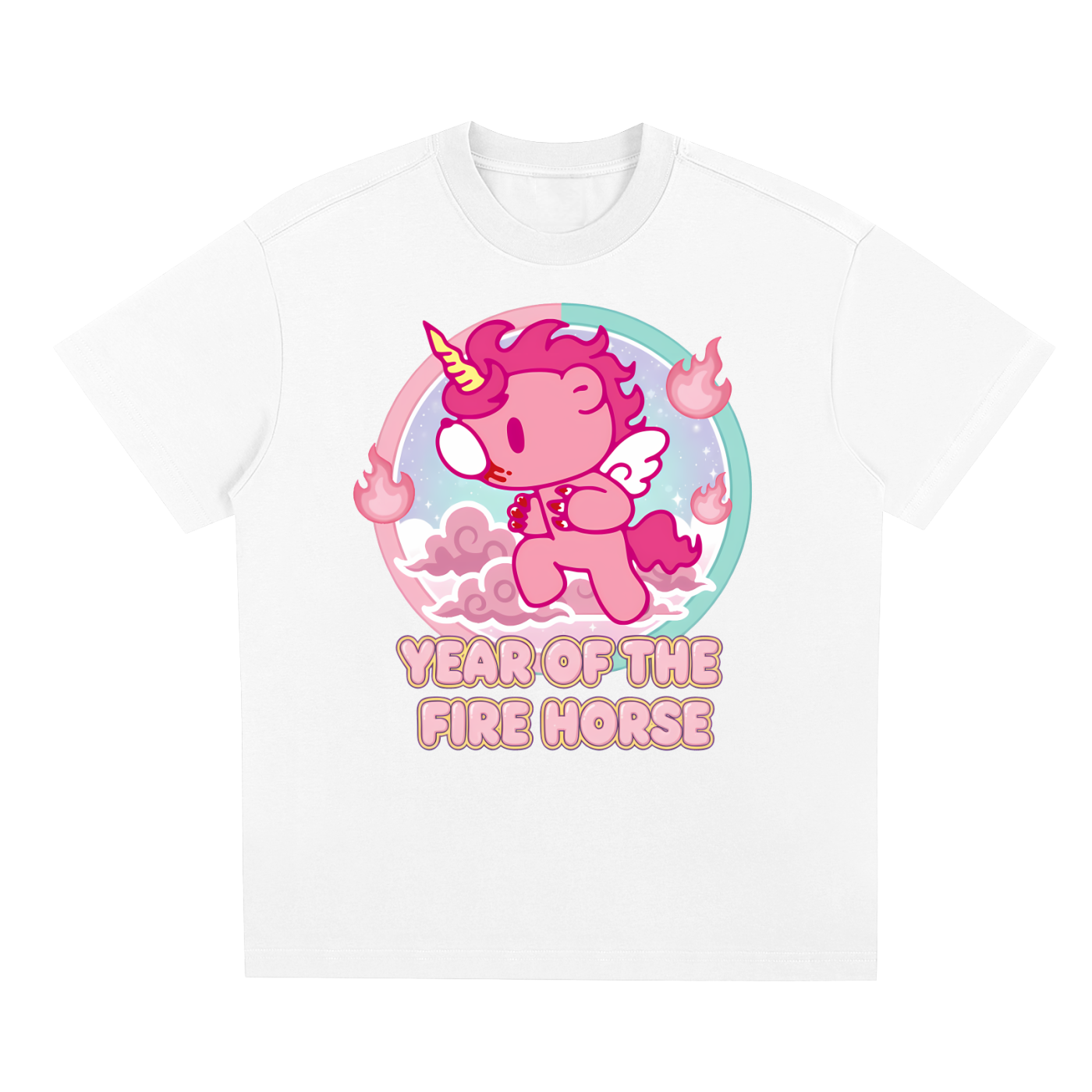 Gloomy Fire Horse Quick-Dry Cooling T-Shirt