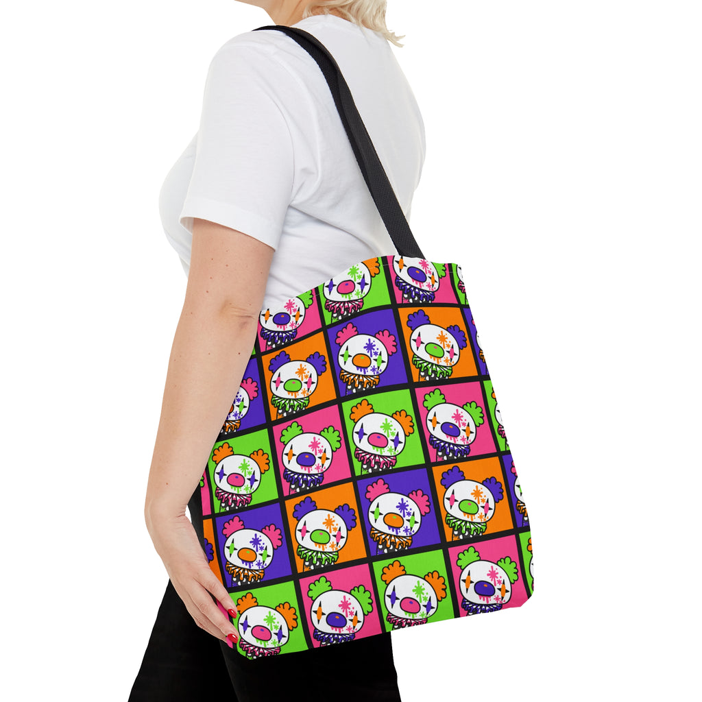 Gloomy Clown Multicolor Tote Bag