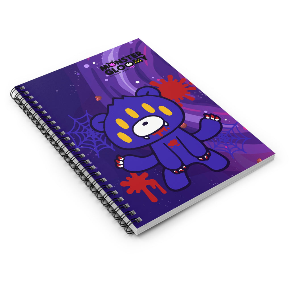 Gloomy Spider Monster Spiral Notebook