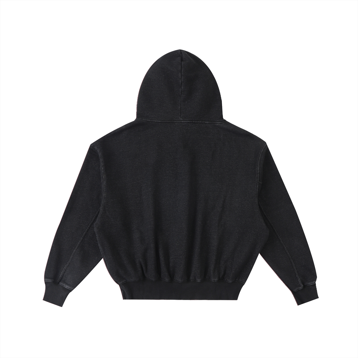 Gloomy Trash Monochrome Collections Washed Fleece Hoodie
