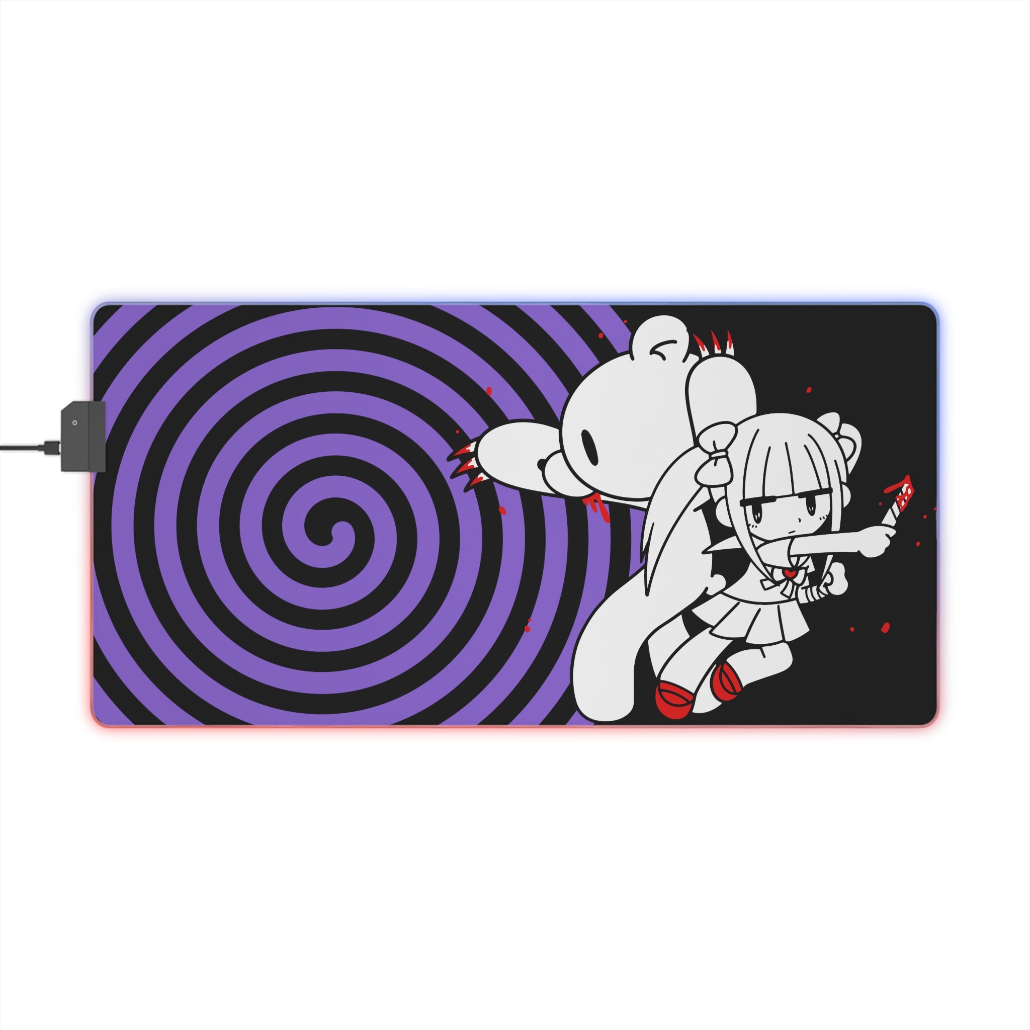 menhera x gloomy bear LED Gaming Mouse Pad